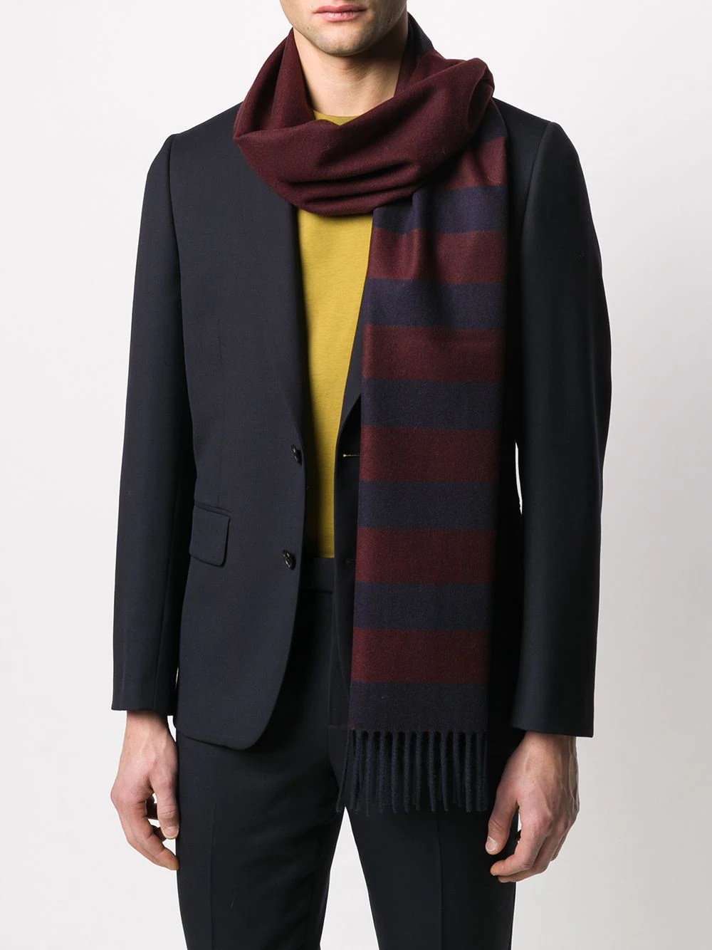 colour block scarf - 2