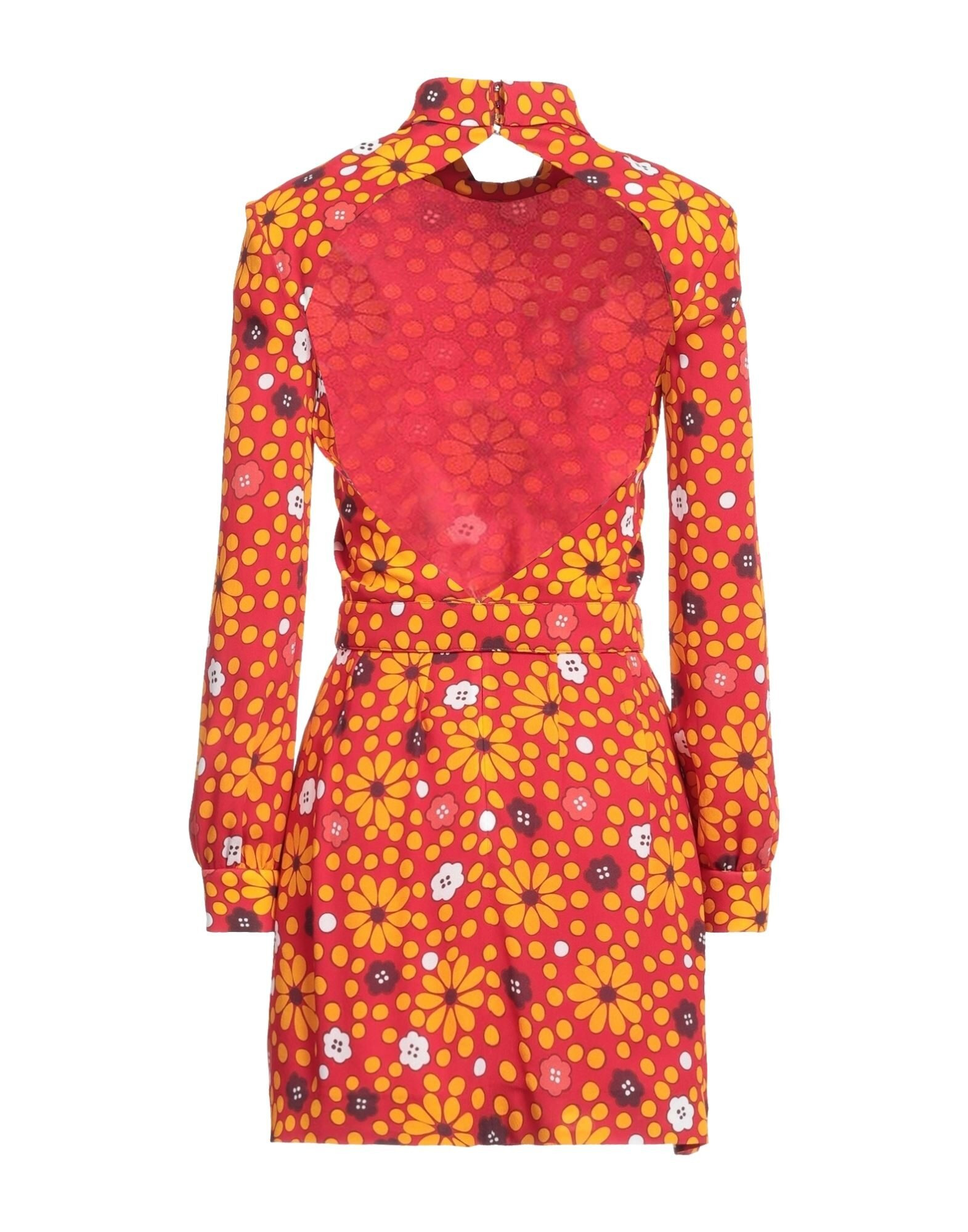 Red Women's Short Dress - 2