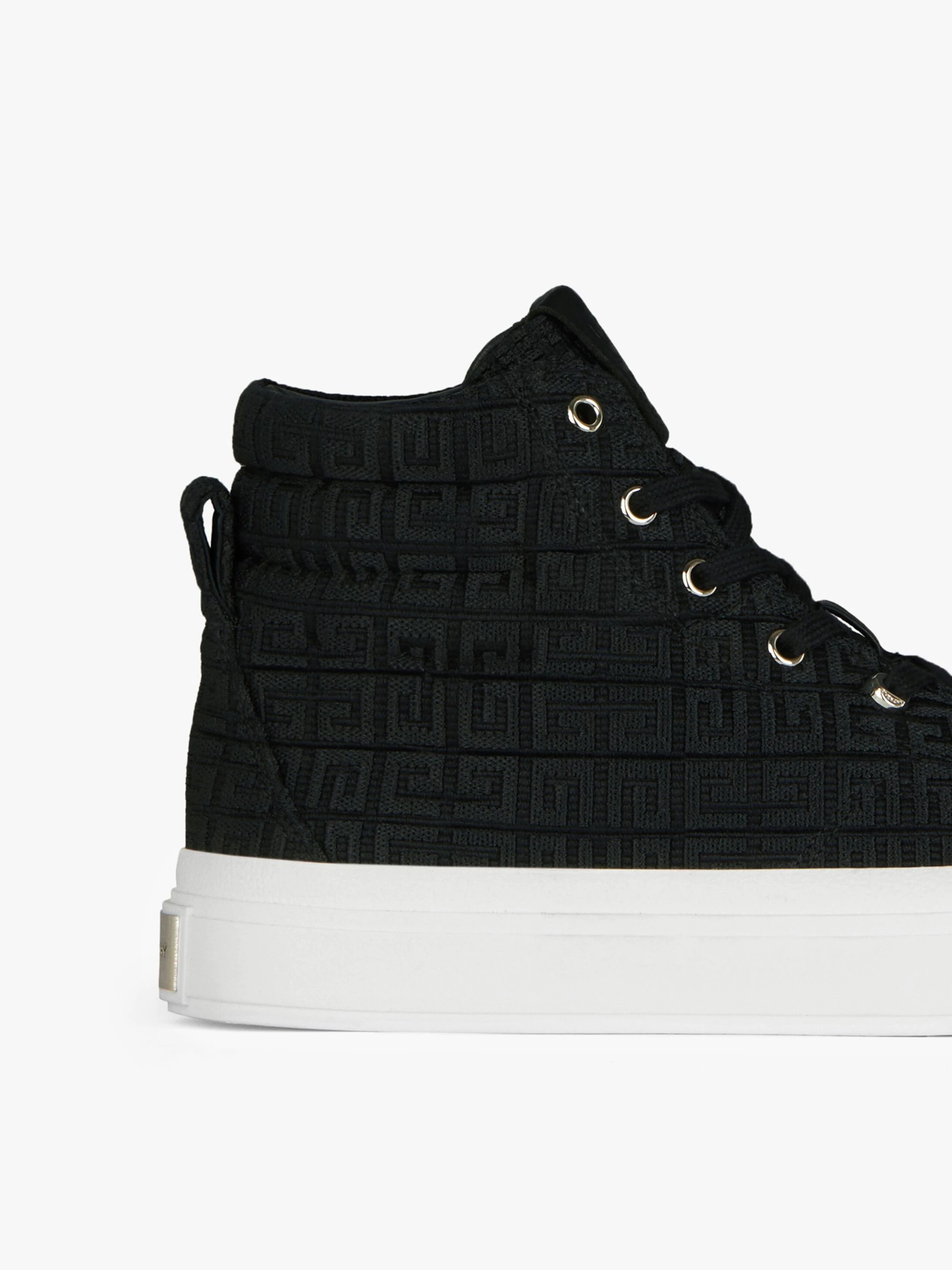CITY HIGH SNEAKERS IN 4G EMBROIDERED CANVAS - 6