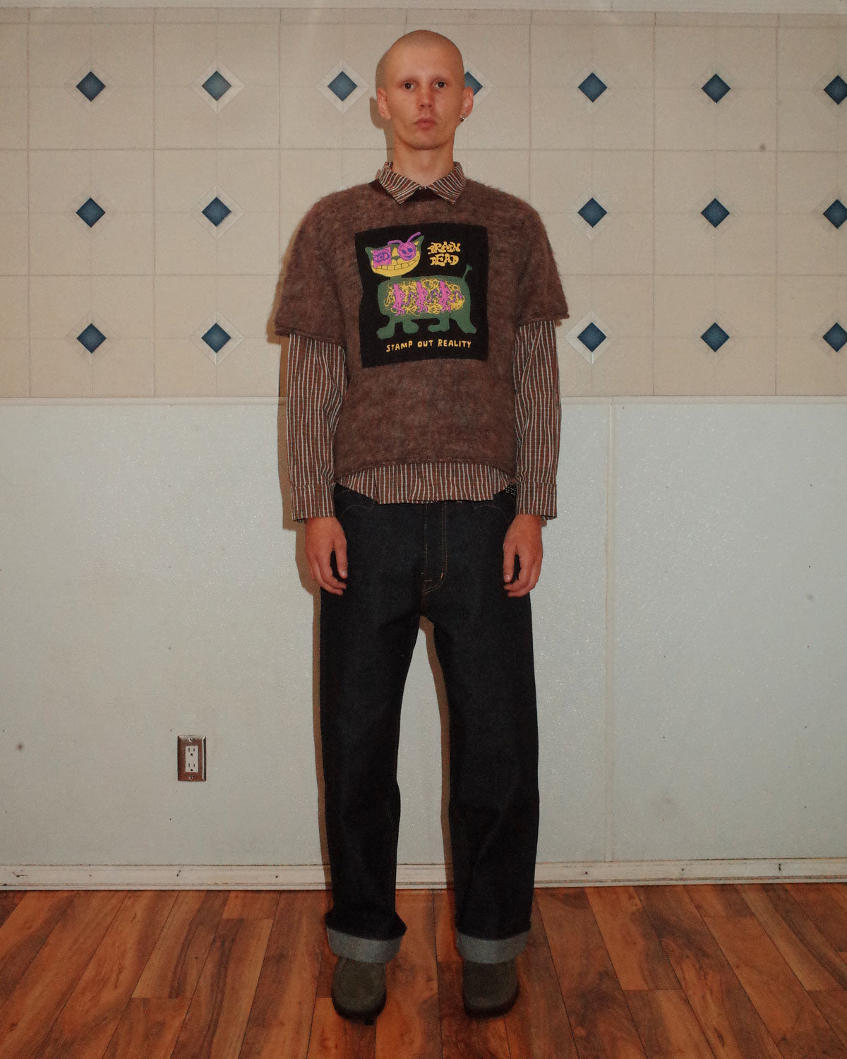 Minzie Short Sleeve Sweater - Olive - 2