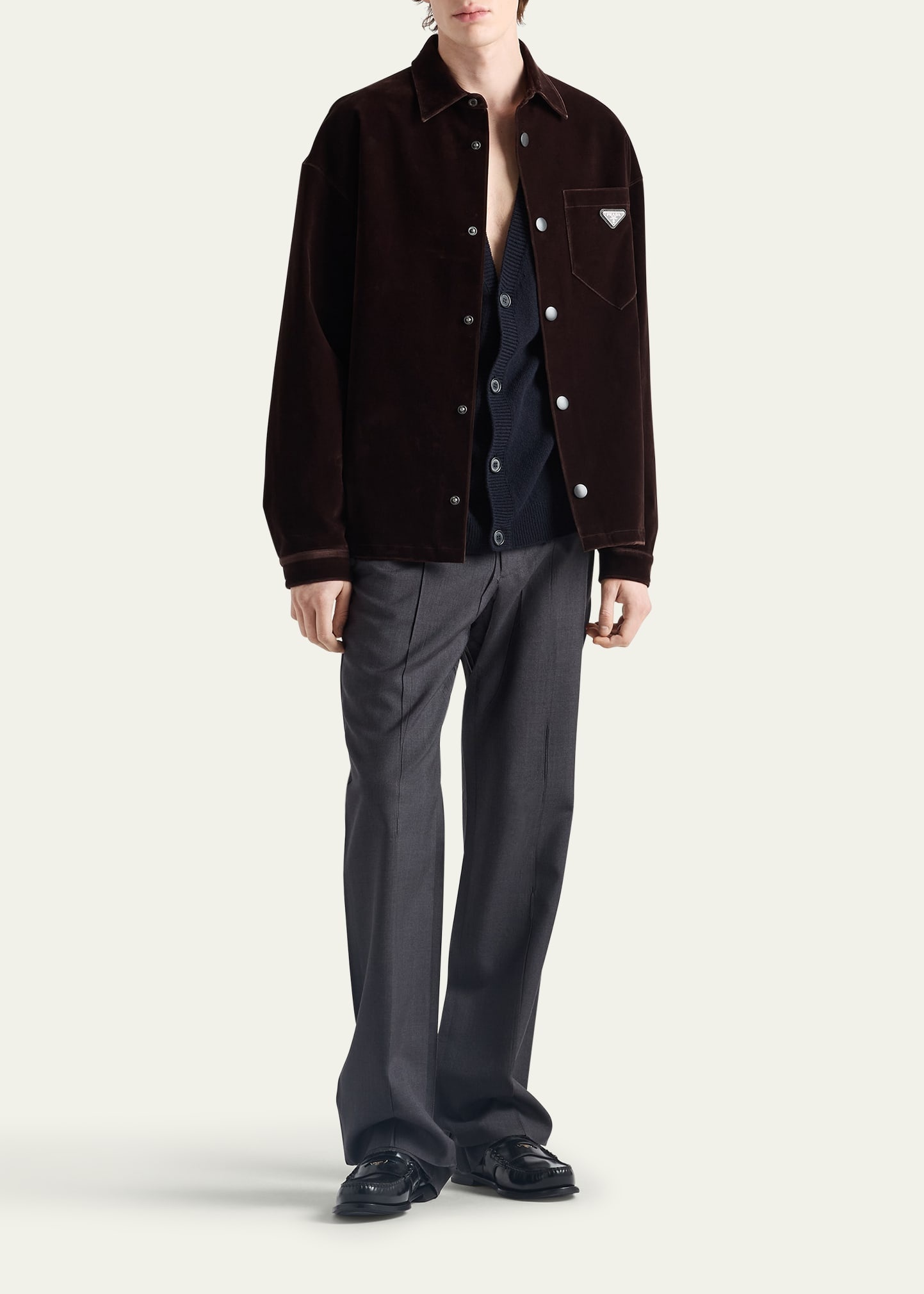 Men's Velvet Denim Snap-Front Shirt - 2