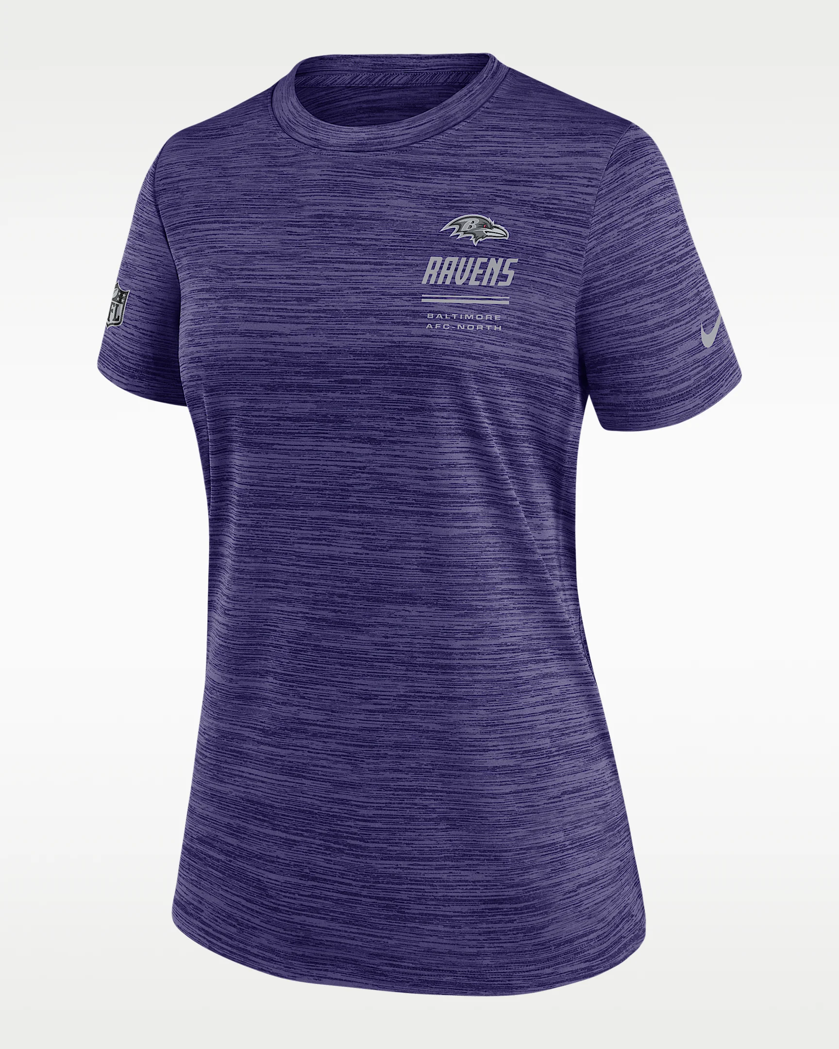 Baltimore Ravens Sideline Velocity Women's Nike Dri-FIT NFL T-Shirt - 1