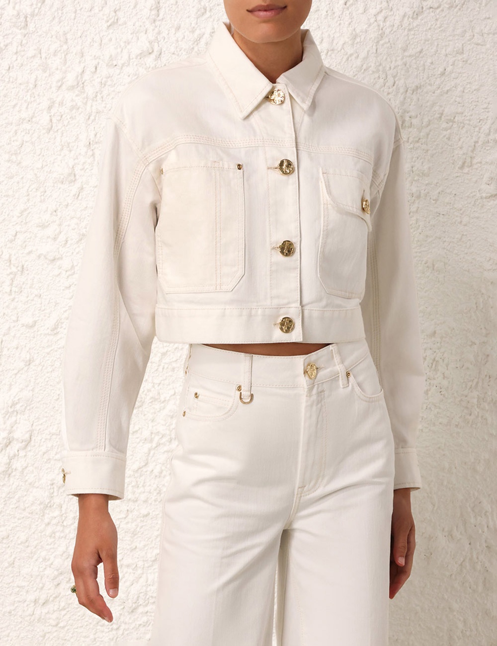 MATCHMAKER BOXY DENIM JACKET - 7