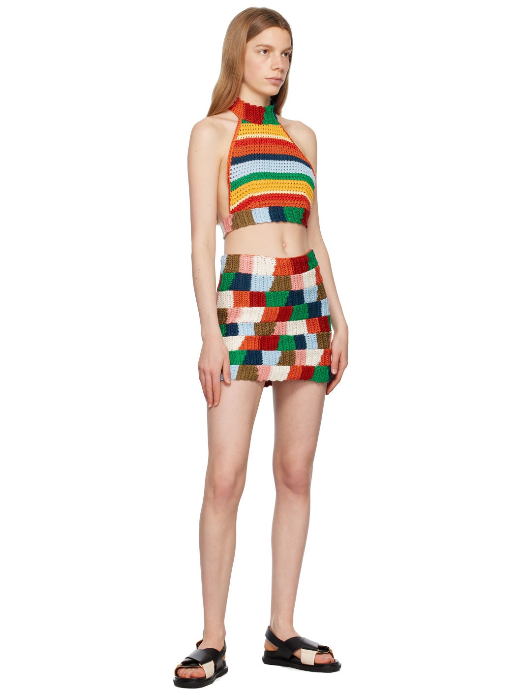 Multicolor No Vacancy Inn Edition Striped Tank Top - 4