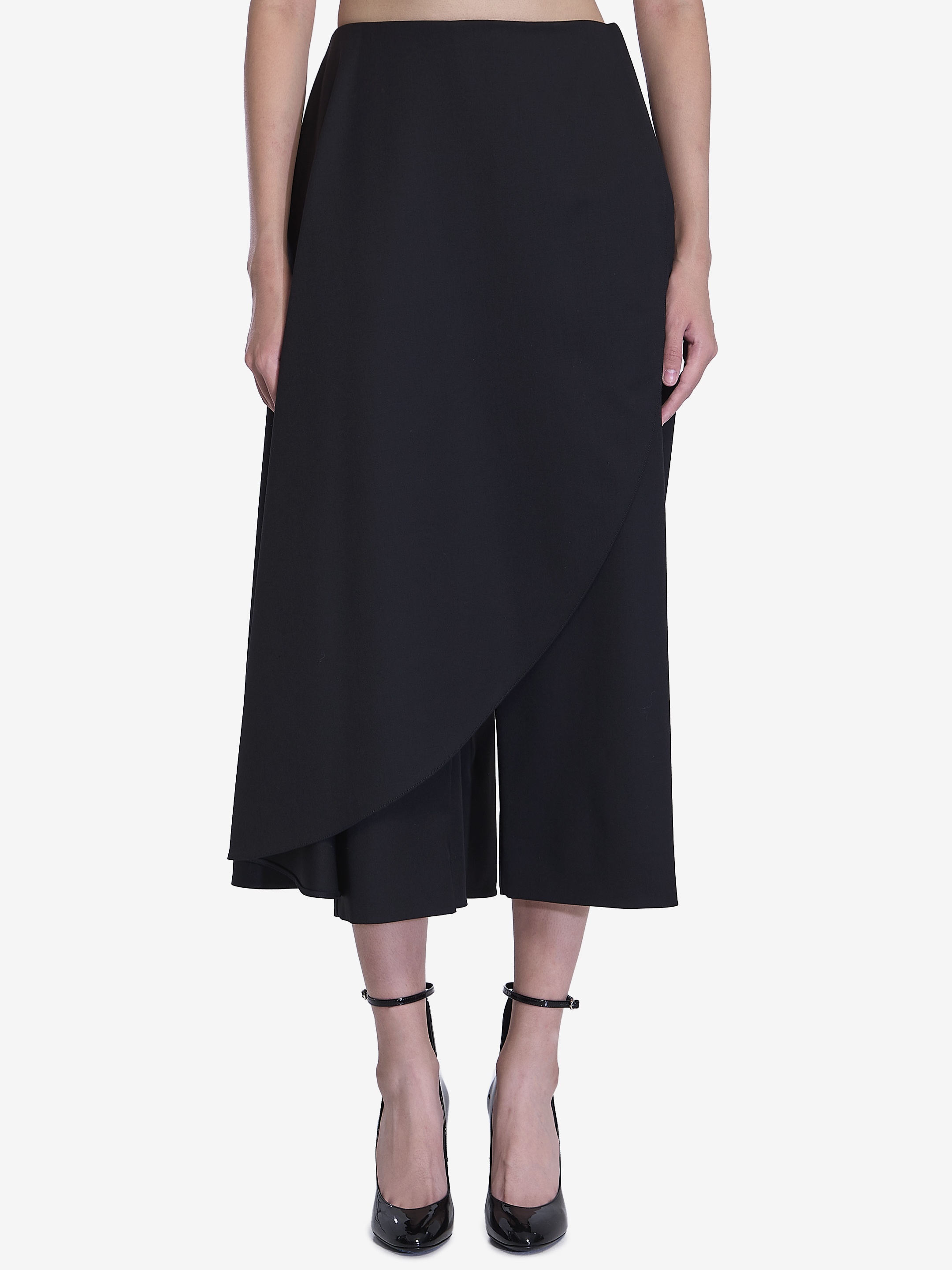 スカート Alaia Gonna Asimmetrica In Lana Alaïa Asymmetric skirt pants | leam | REVERSIBLE