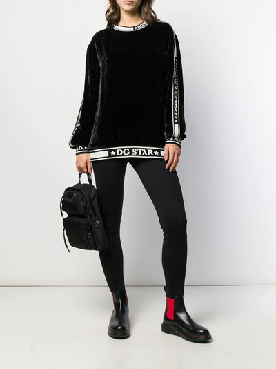 Dolce & Gabbana DG Star trim sweatshirt outlook