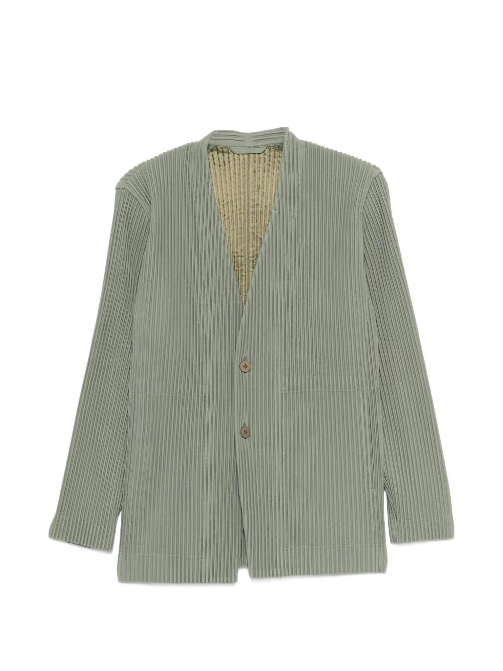 Homme Plisse' Issey Miyake Men Pleated Single-Breasted Jacket - 1