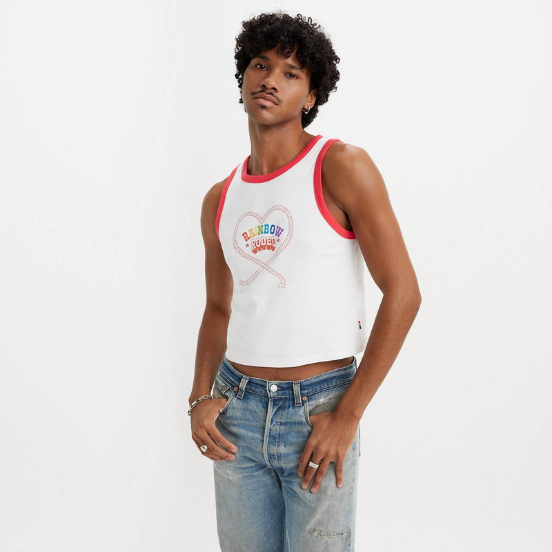 LEVI'S® PRIDE RAINBOW RODEO RINGER TANK 5