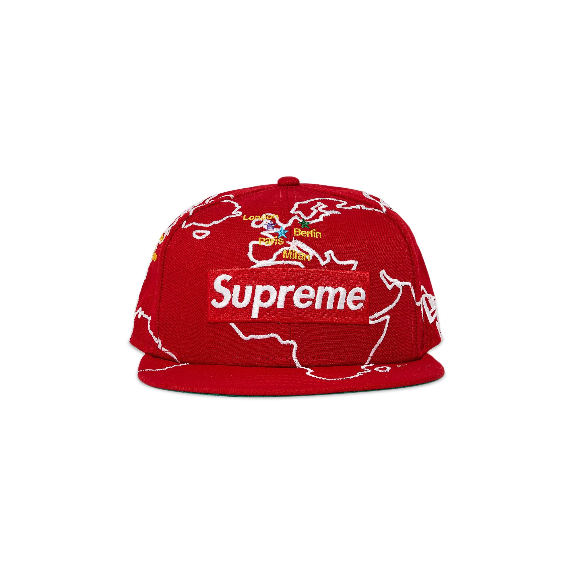 Supreme Supreme Worldwide Box Logo New Era 'Red' | REVERSIBLE