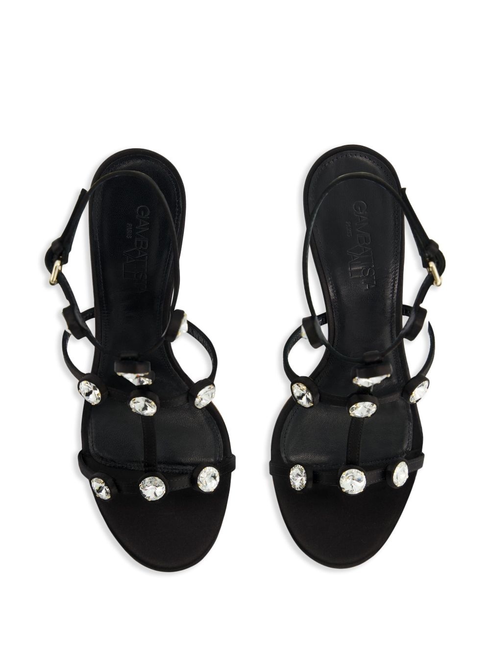 110mm rhinestone-embellished sandals - 3