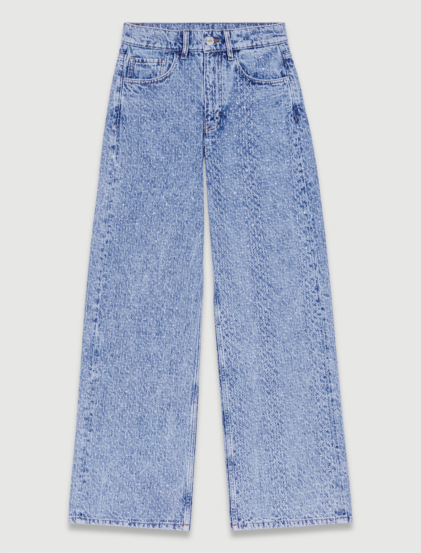 Rhinestone XL jeans - 1