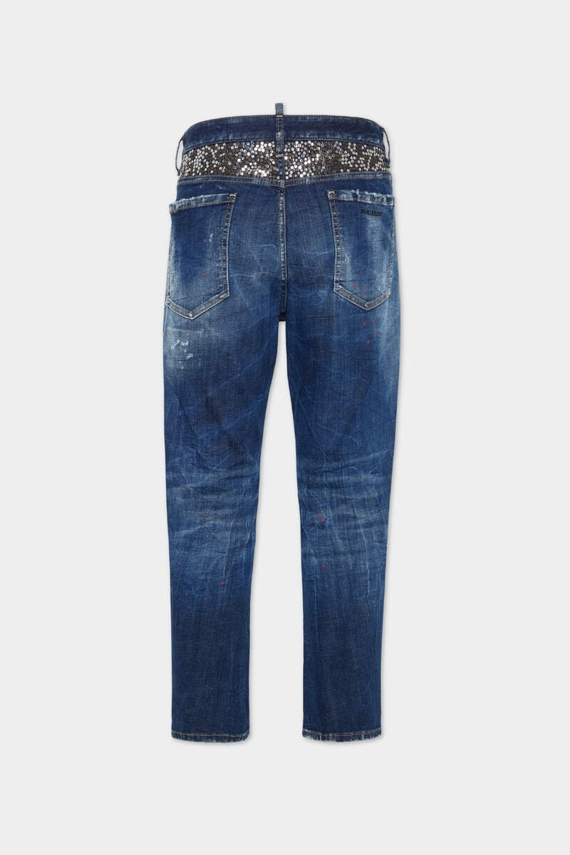 DSQUARED2 DARK BROKEN KNEE WASH BRO JEANS outlook