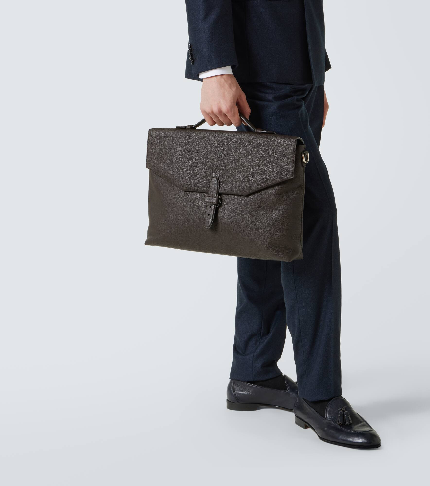 Leather briefcase - 3