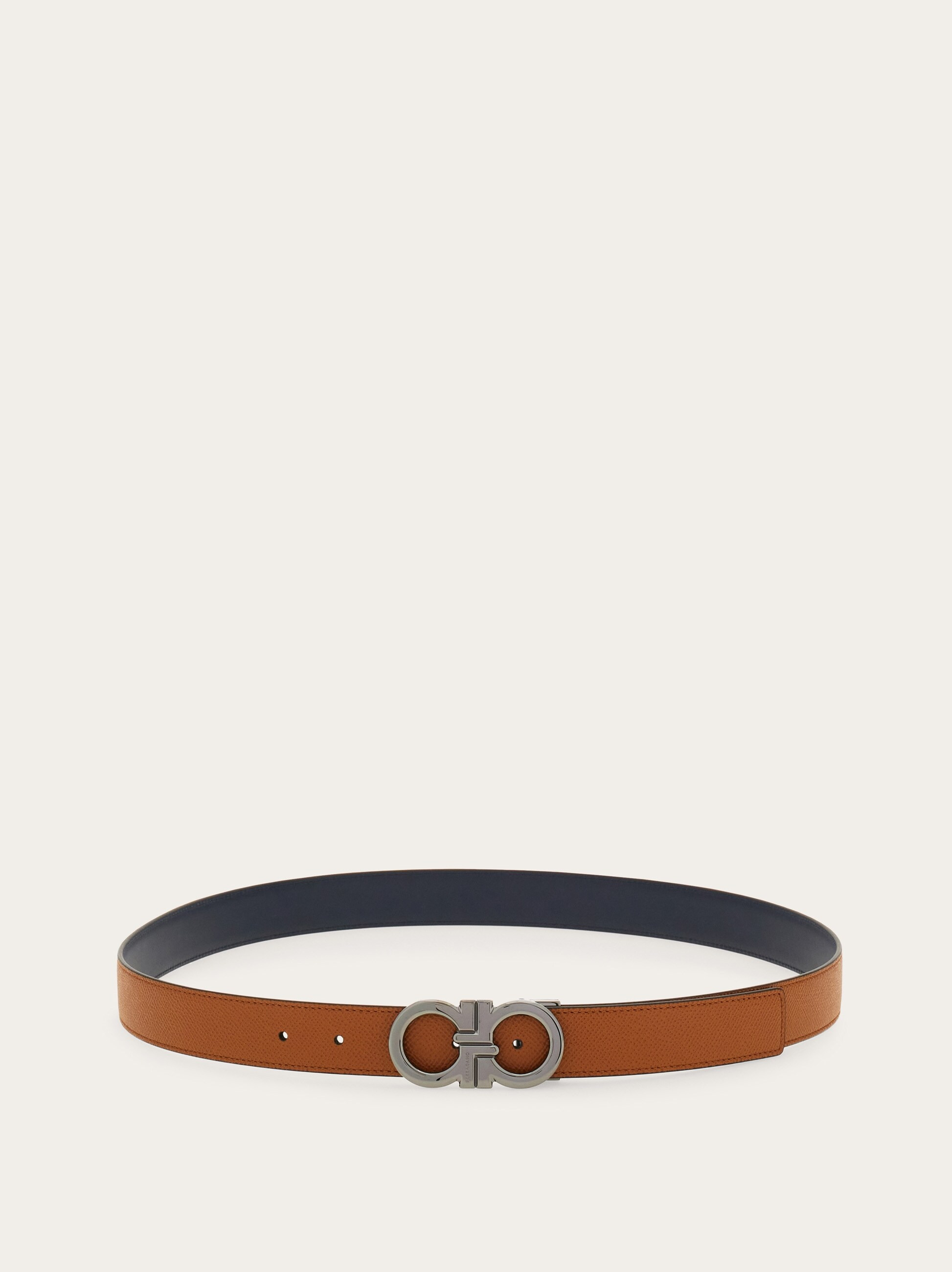 Reversible and adjustable Gancini belt - 3