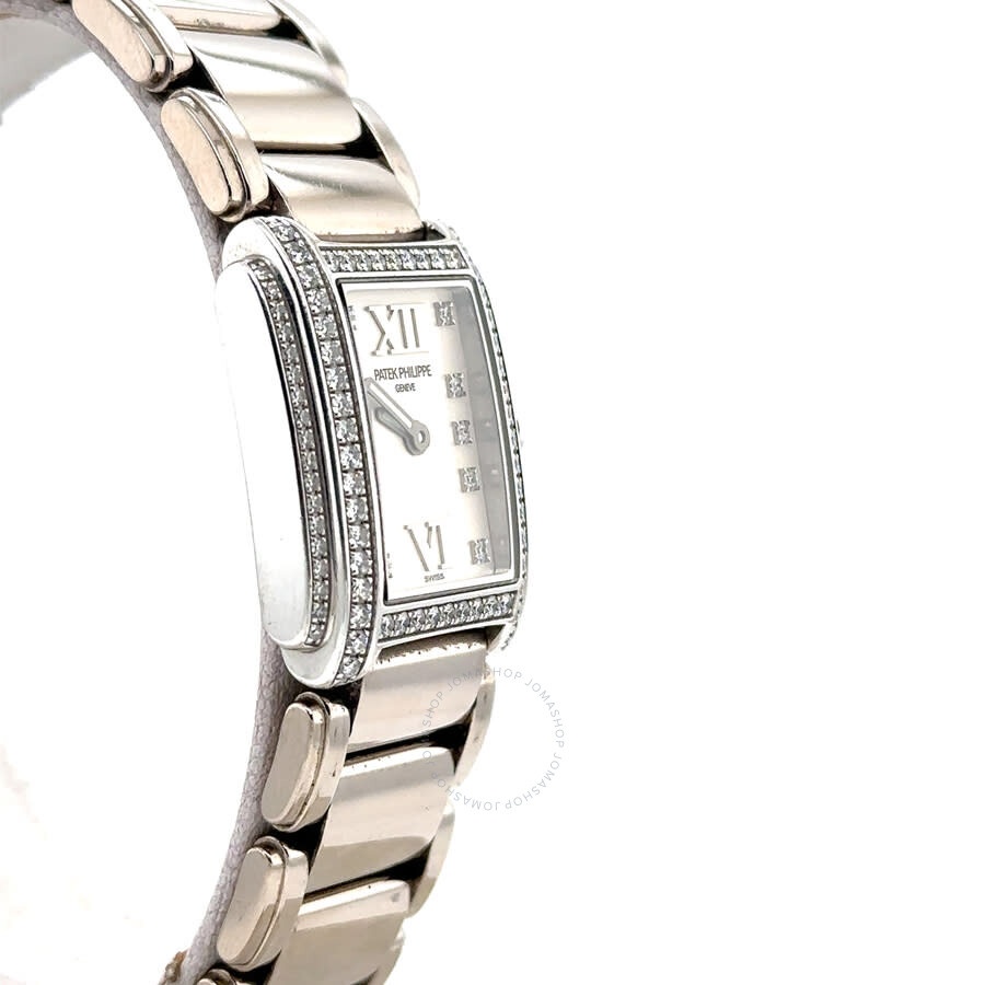 Pre-owned Patek Philippe Twenty-4 Diamond Silver-tone Dial Ladies Watch 4908/200G-001 - 3