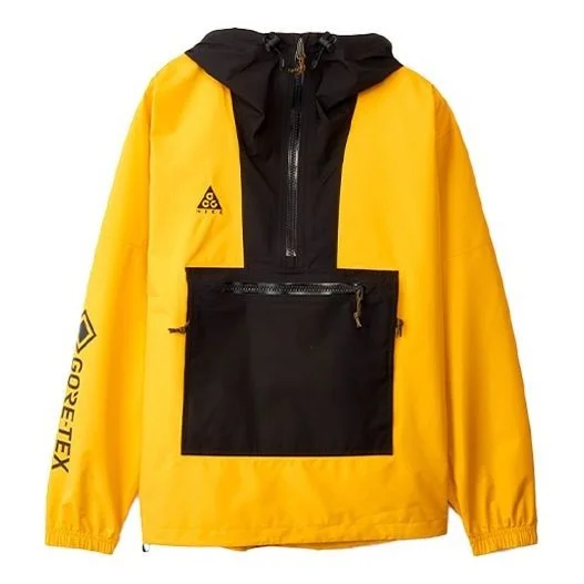 Nike ACG Gore-tex Paclite Logo Jacket Men's Yellow CK7234-739 - 1