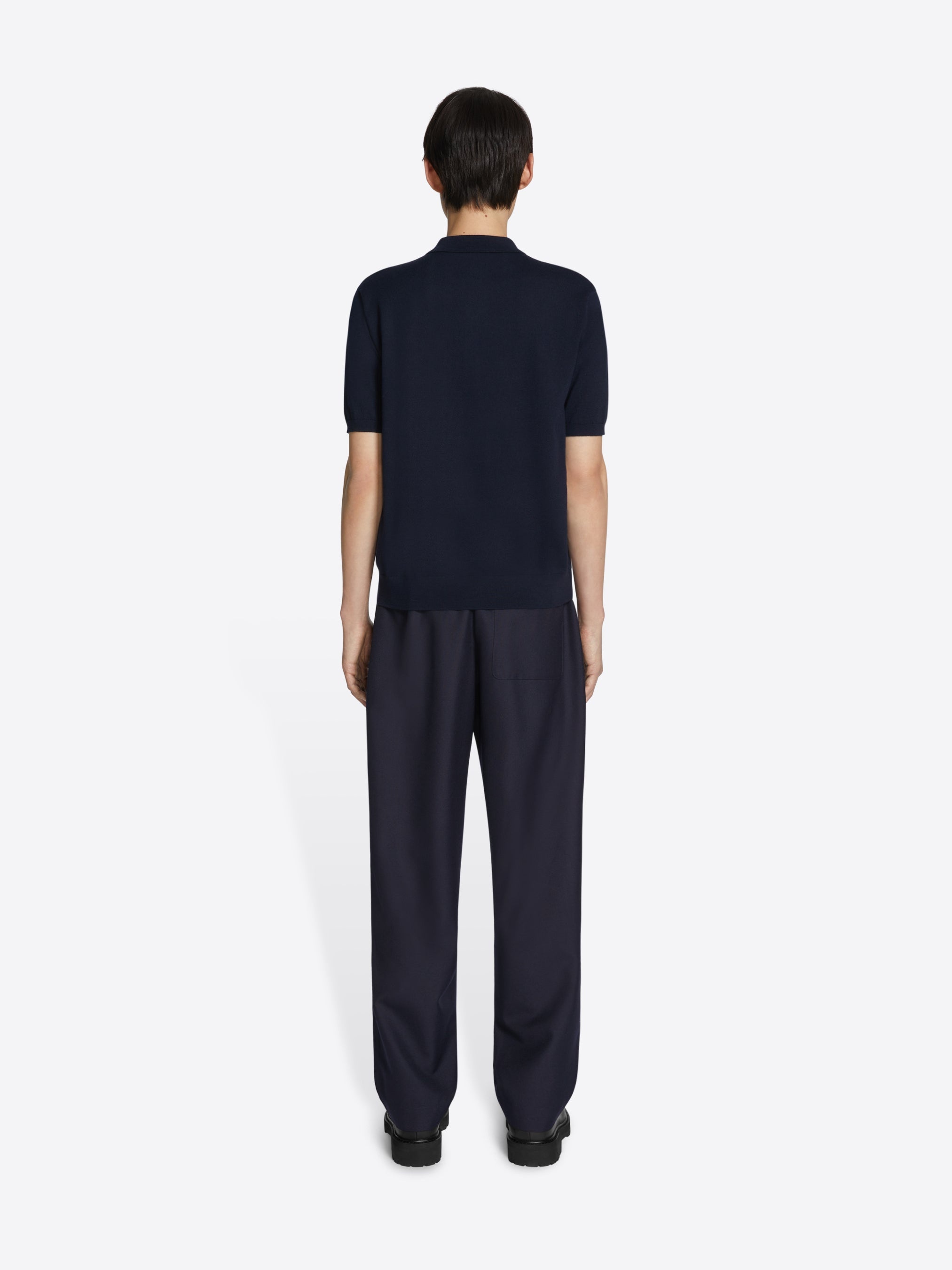 MERINO WOOL POLO SHIRT - 4