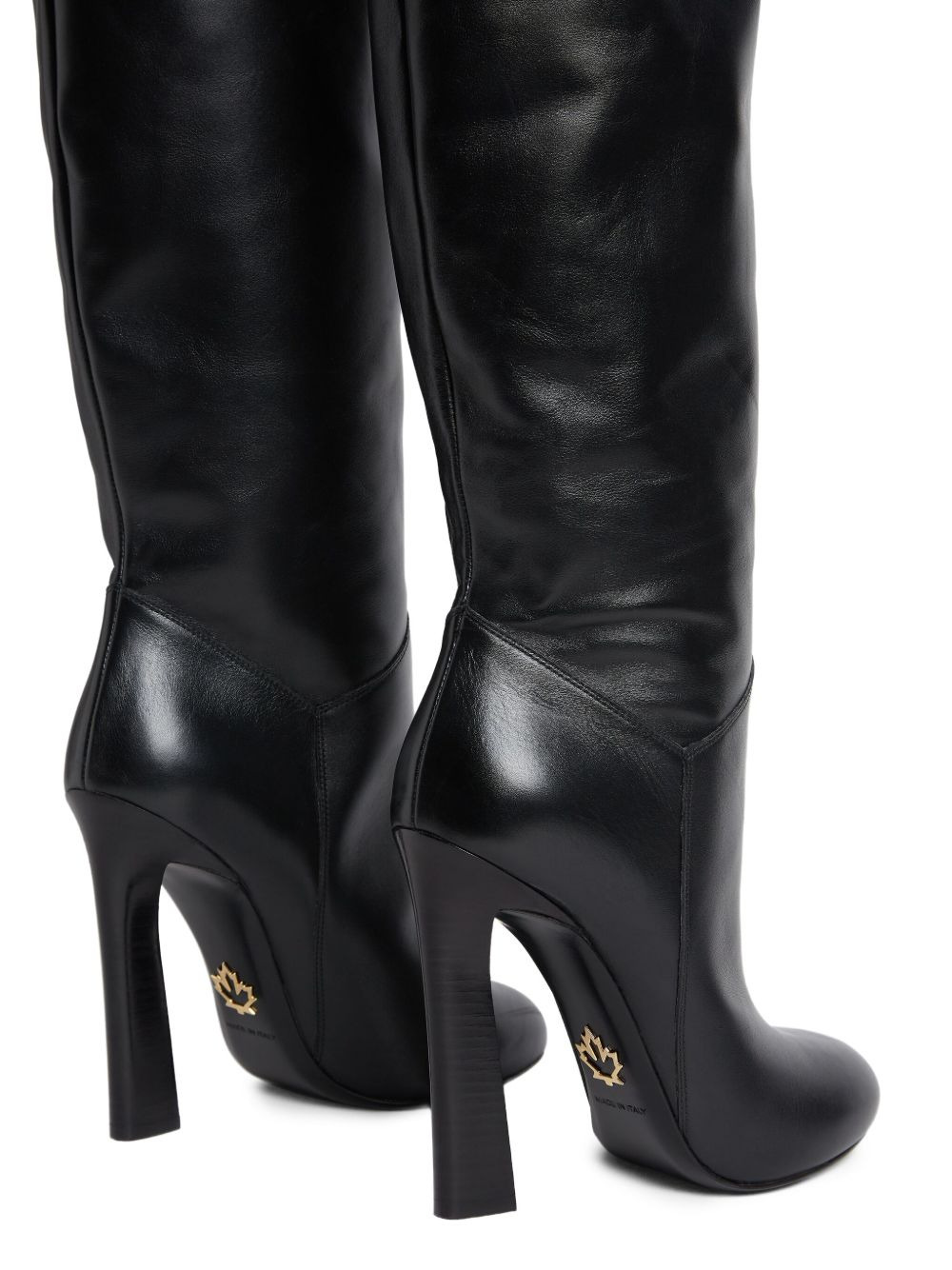 Twin over-the-knee heeled boots - 4
