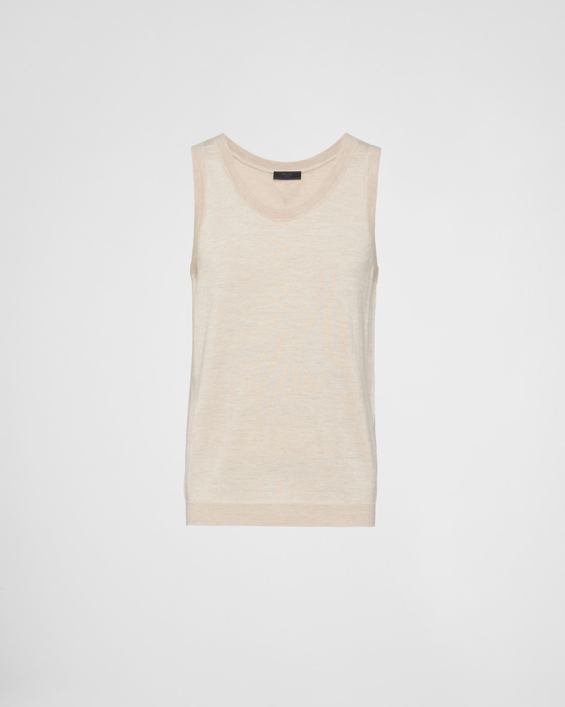 Cashmere tank top - 1