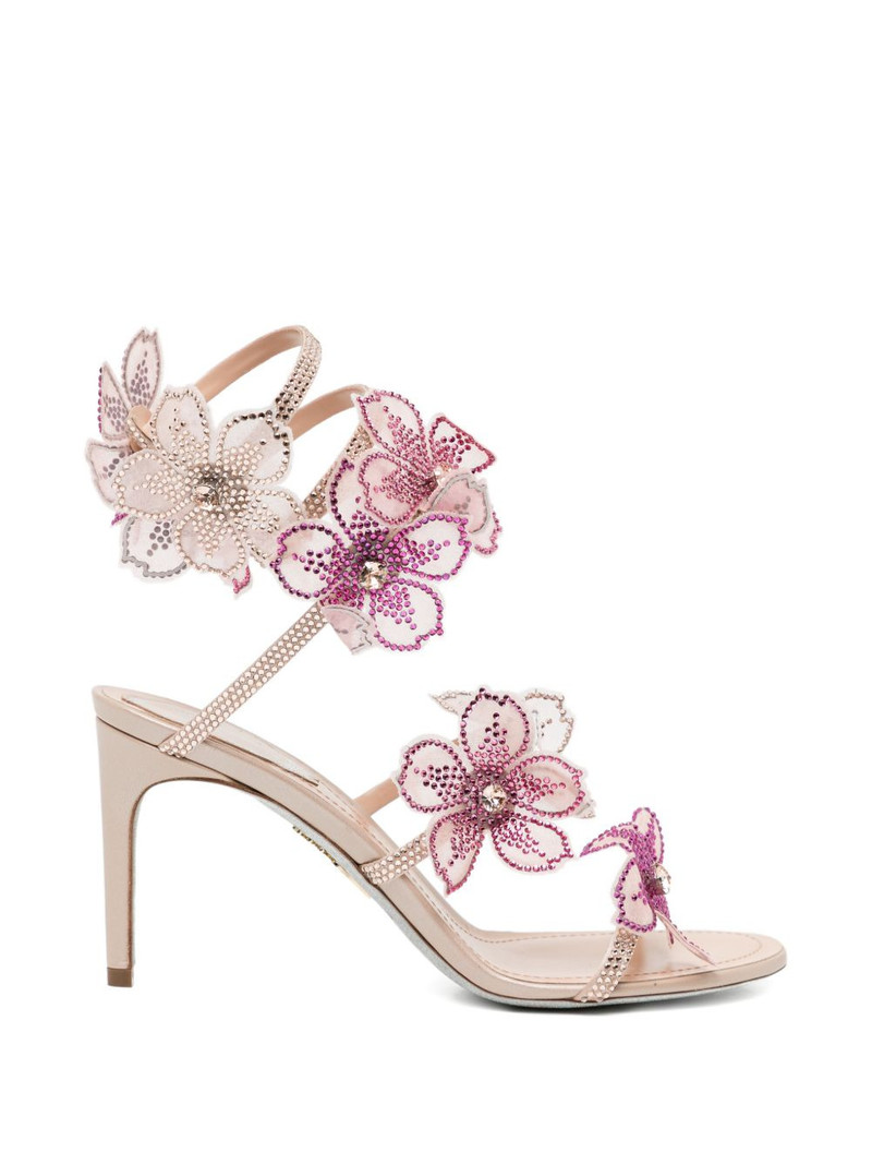 PEACH FLOWER Sandals 1