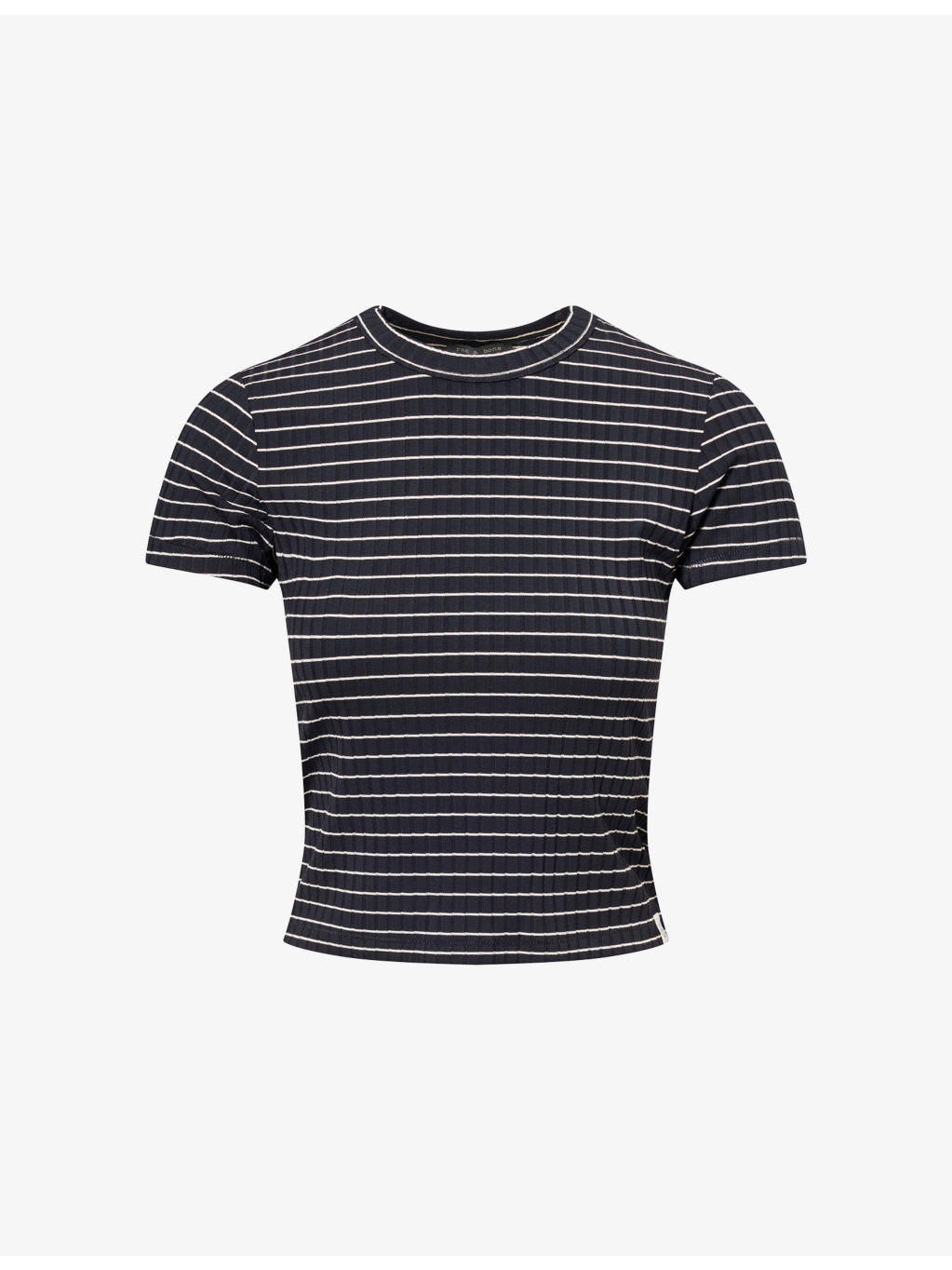Luca Striped Stretch-Woven T-Shirt - 1