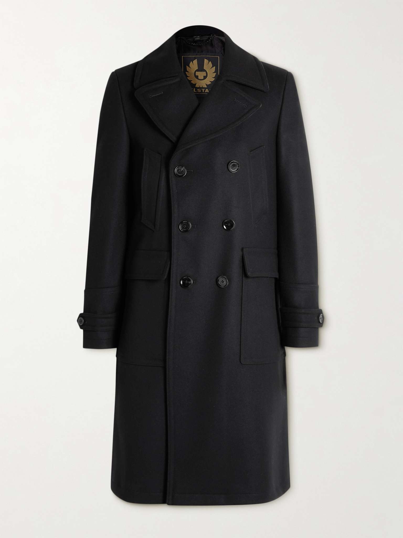 New Mildford Double-Breasted Padded Wool-Blend Overcoat - 1