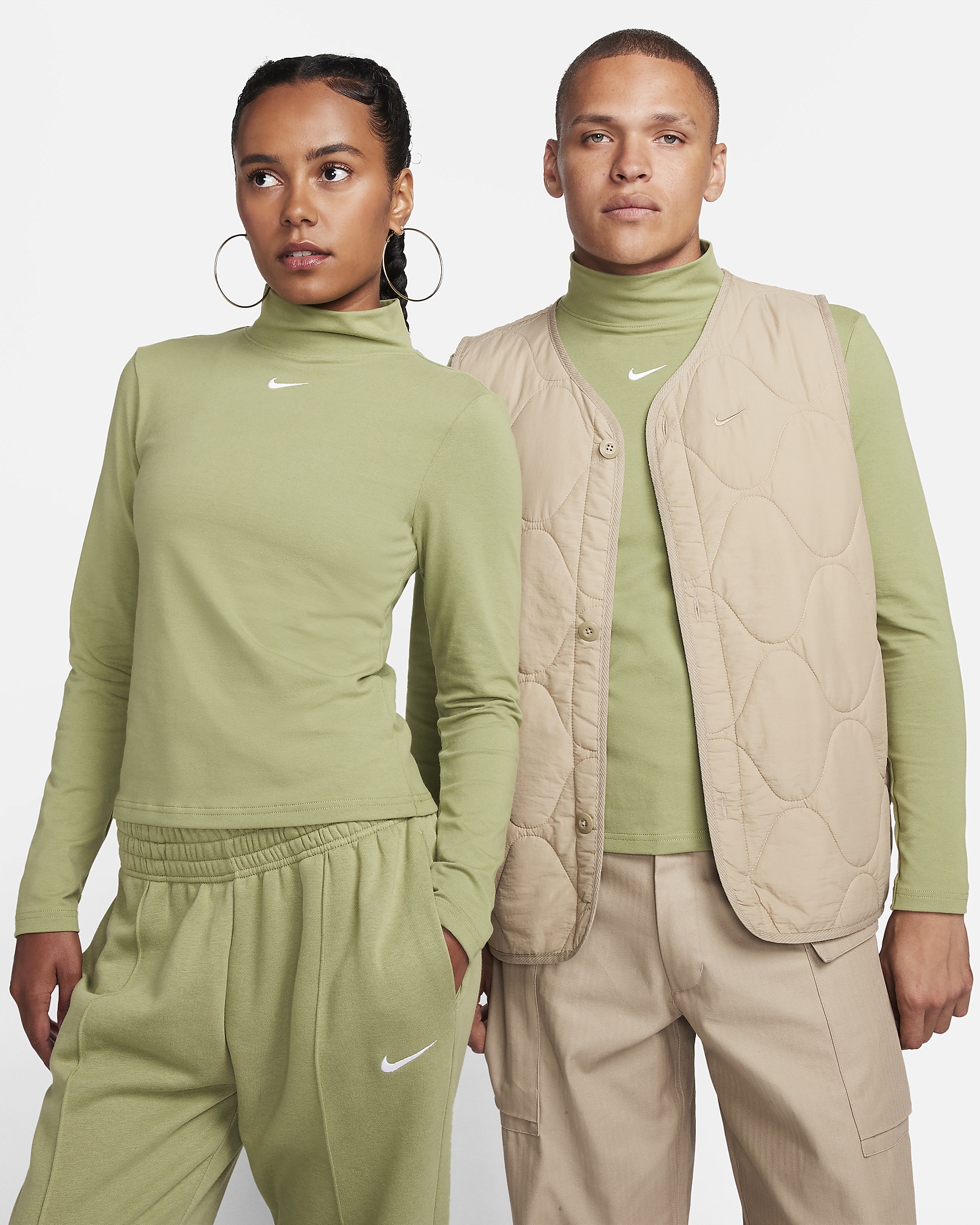 Women's Nike Sportswear Collection Essentials Long-Sleeve Mock Top - 1