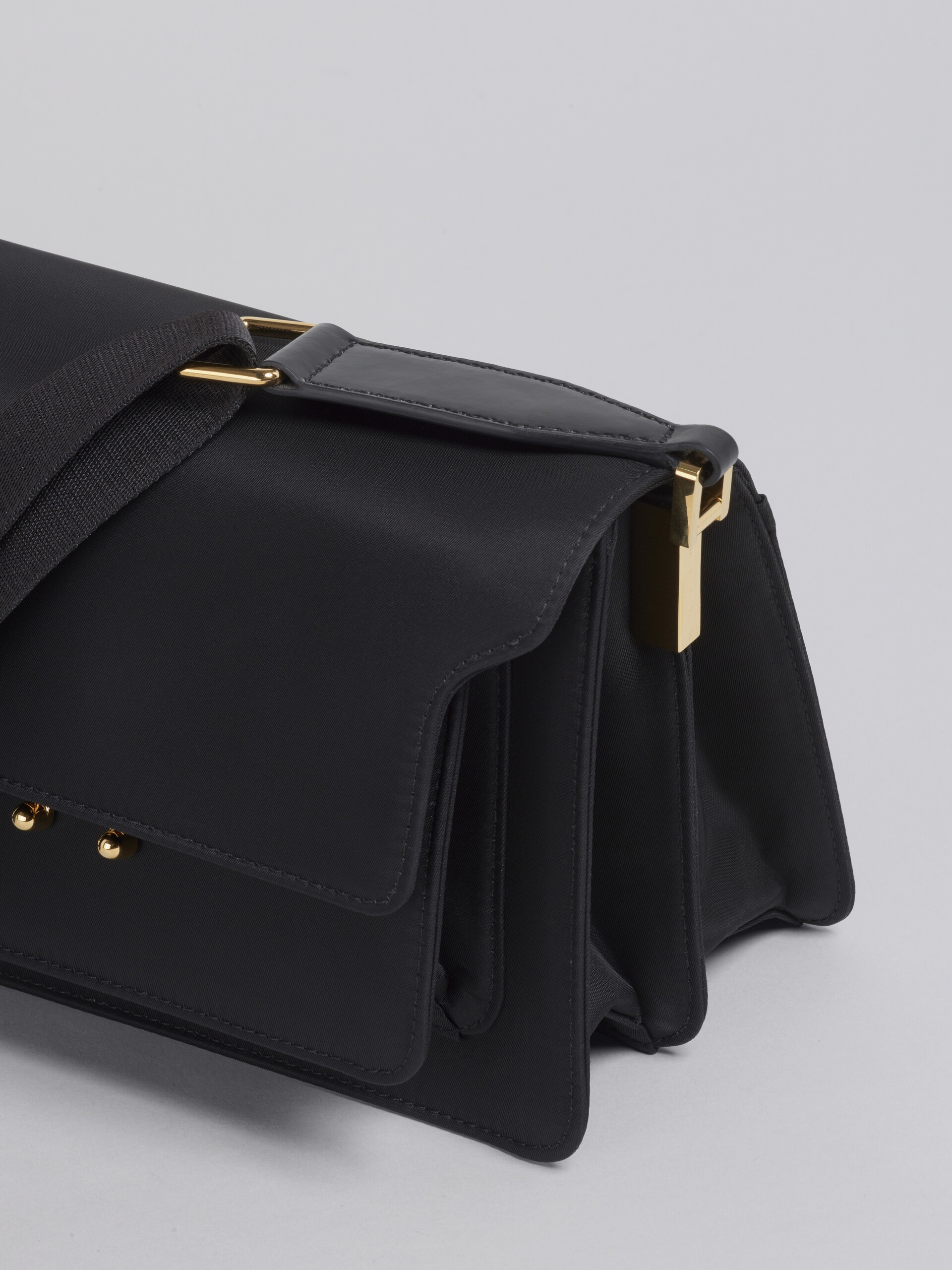 TRUNK LIGHT MEDIUM BAG IN BLACK NYLON - 4
