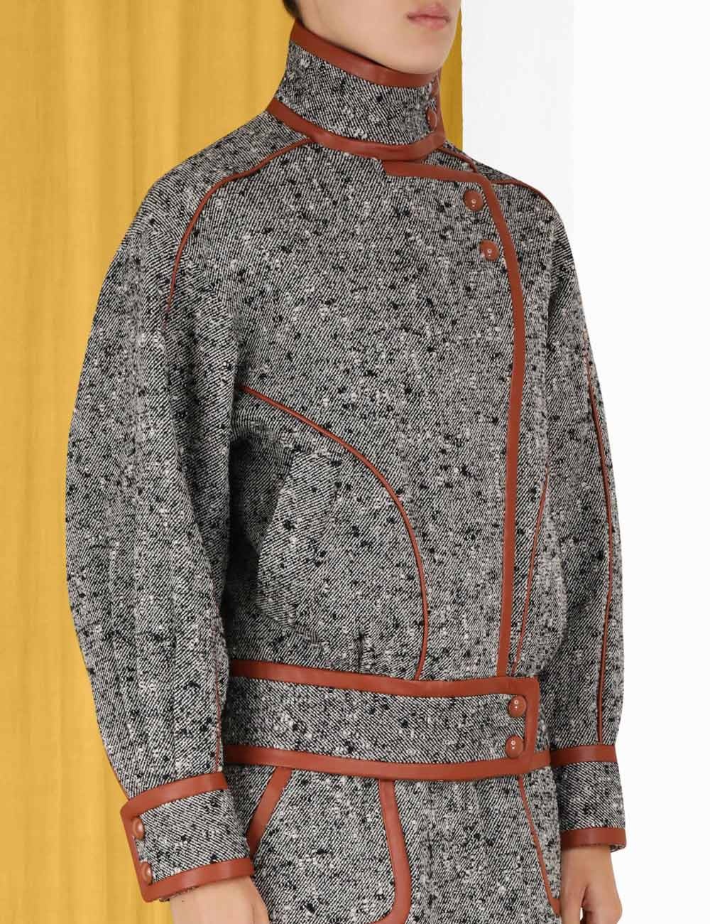 KALEIDOSCOPE BOUCLE BOMBER - 5