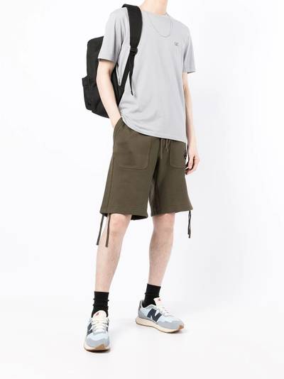 C.P. Company Diagonal Raised web-tassel track shorts outlook