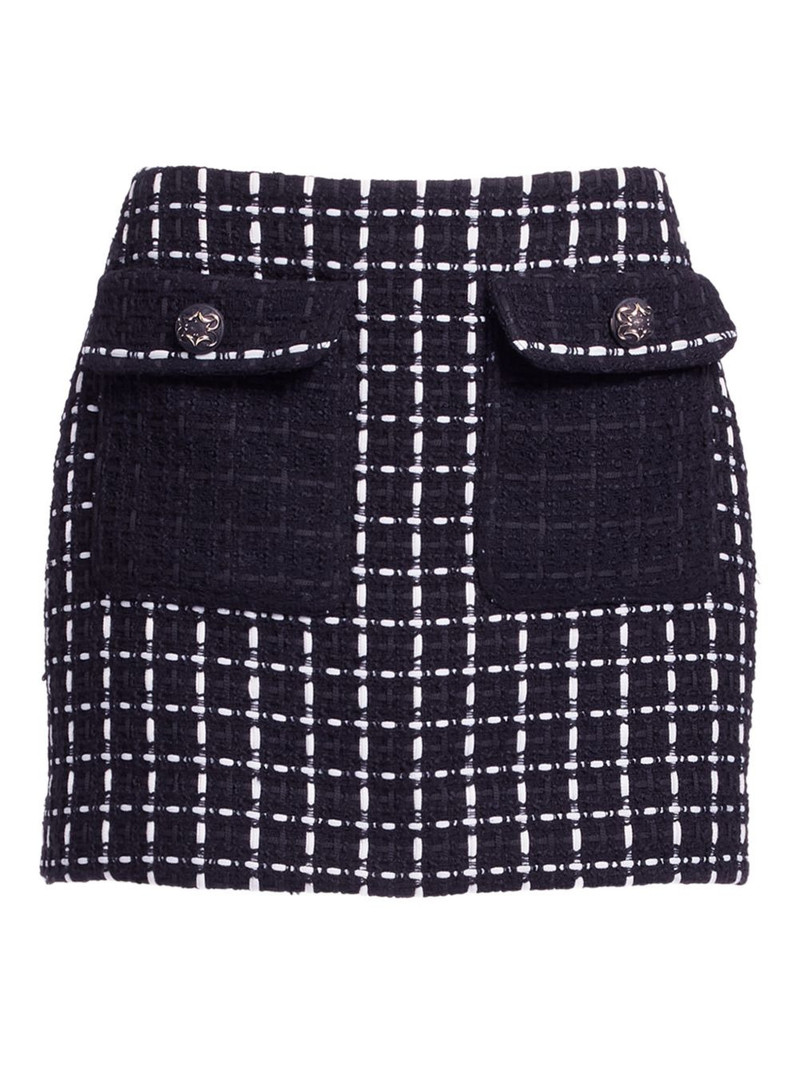 tweed pocket mini skirt 1