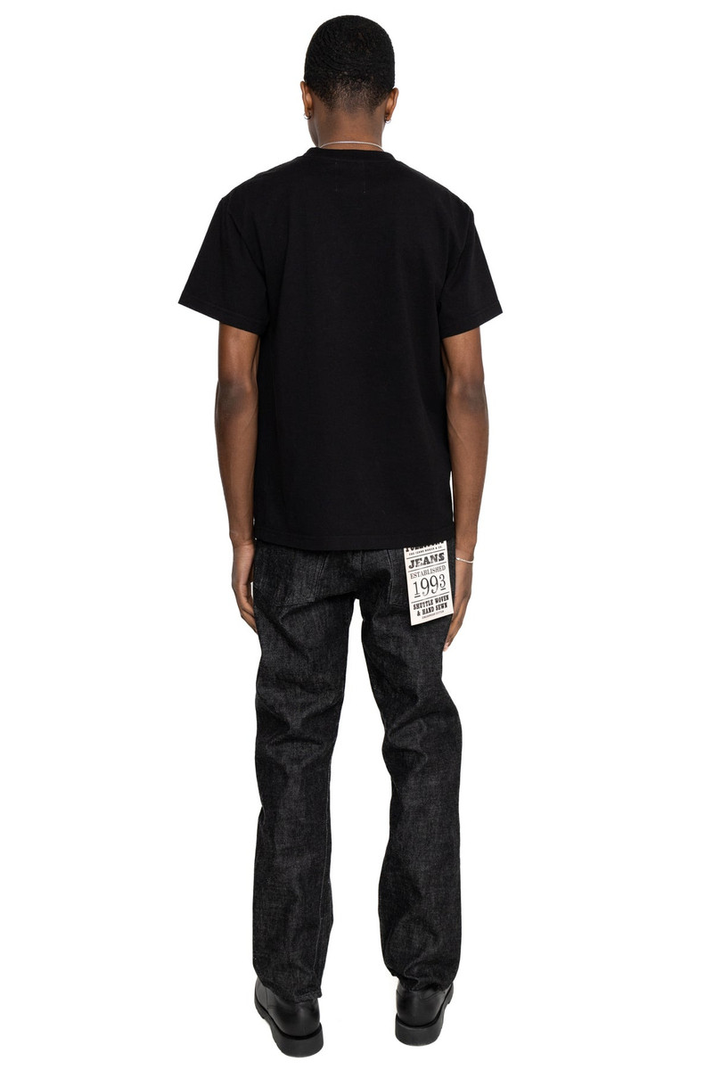 1101BK Straight Black Selvedge Denim 6