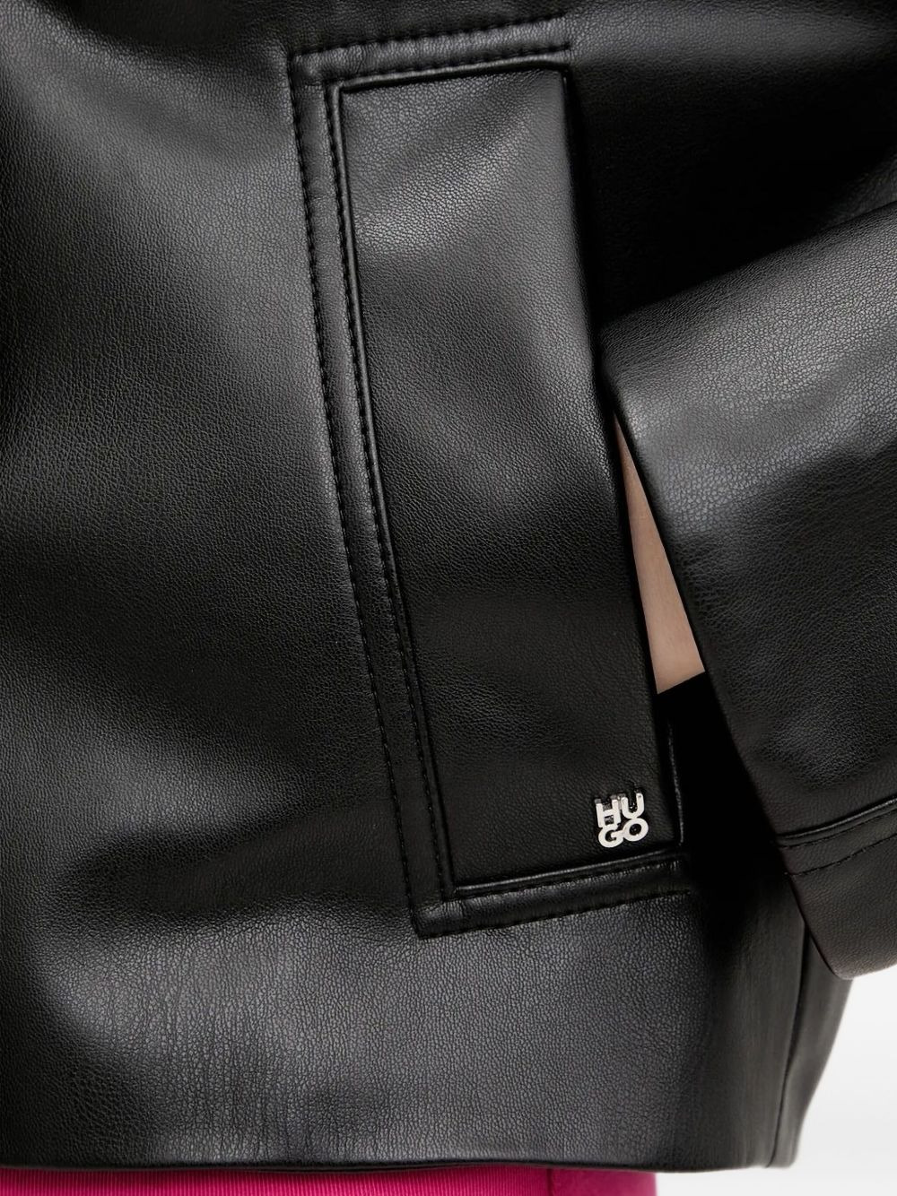 double-breasted cropped jacket - 3
