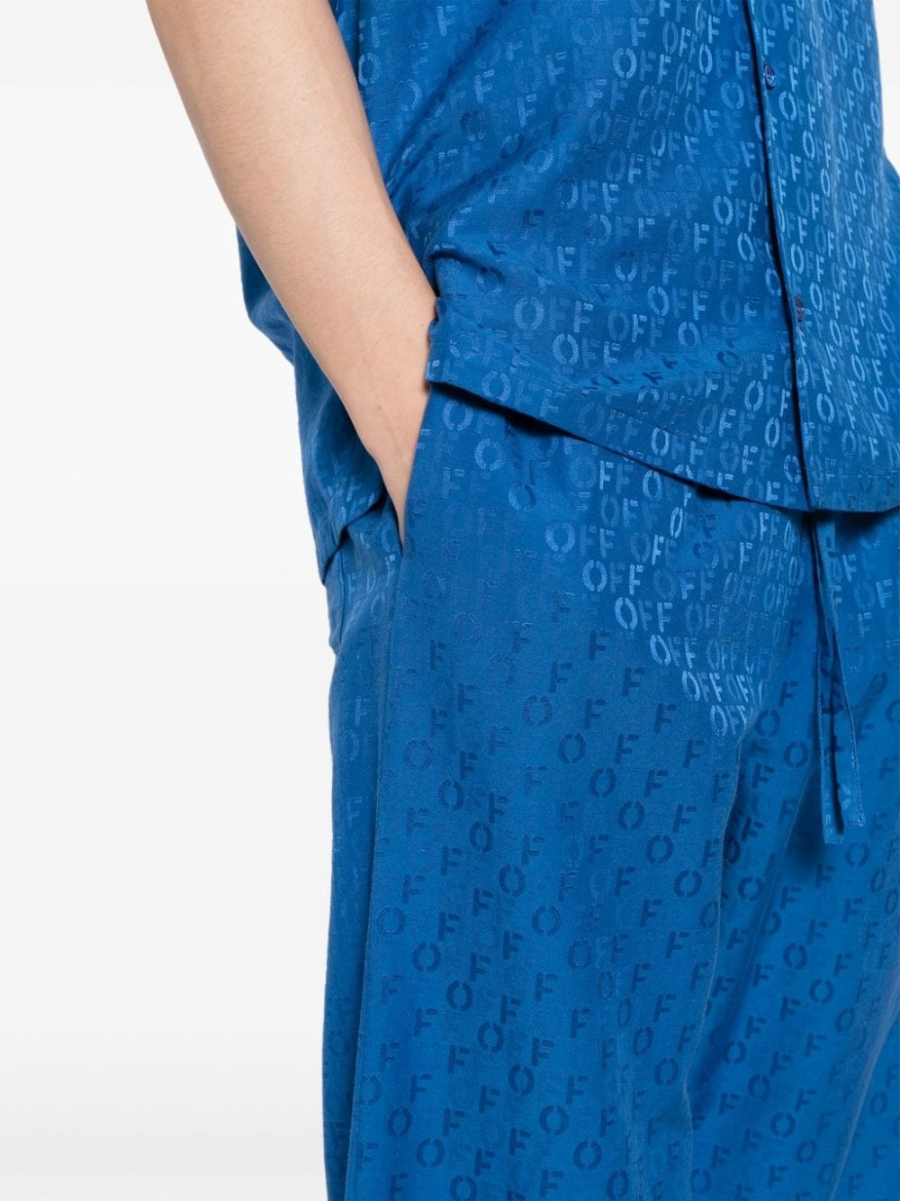 jacquard pyjama trousers - 5