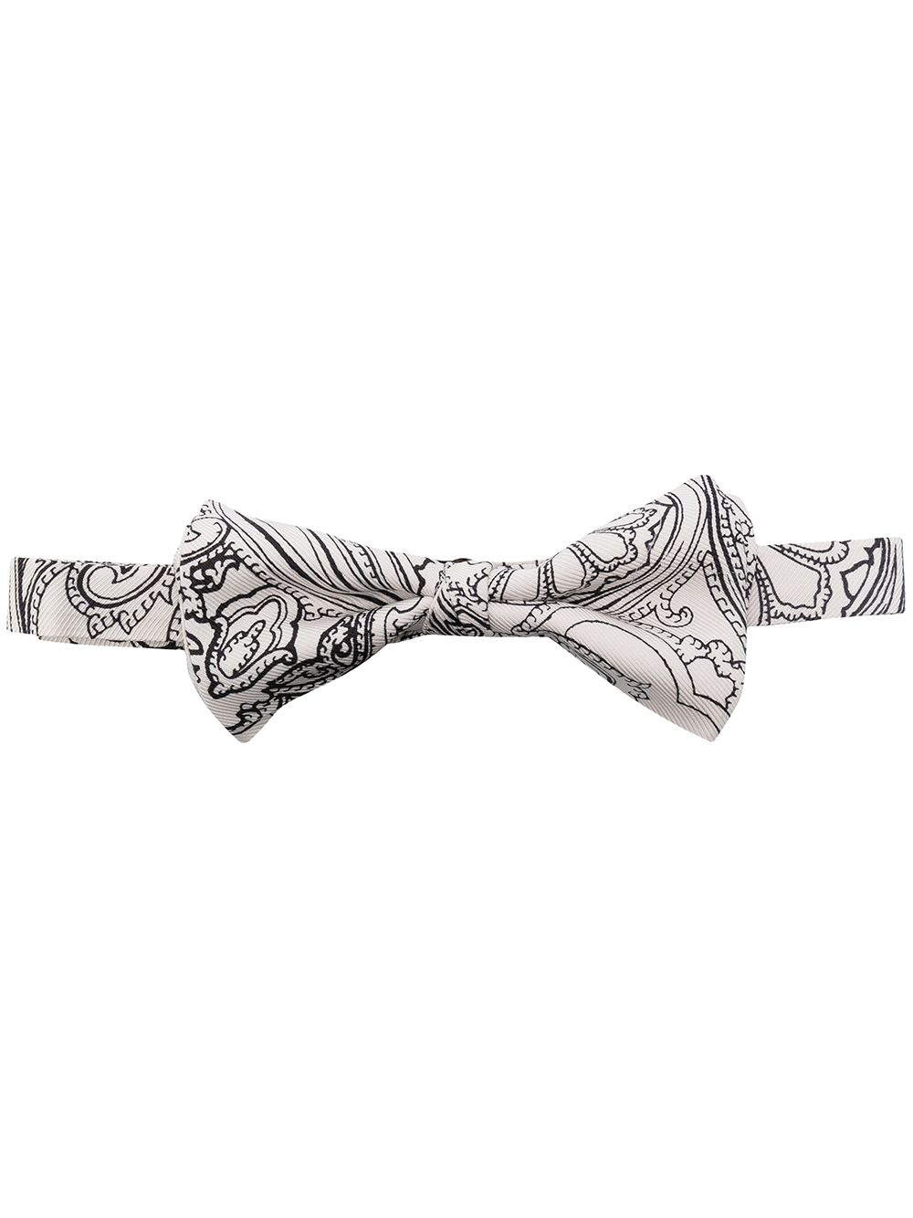 printed silk bow tie - 1