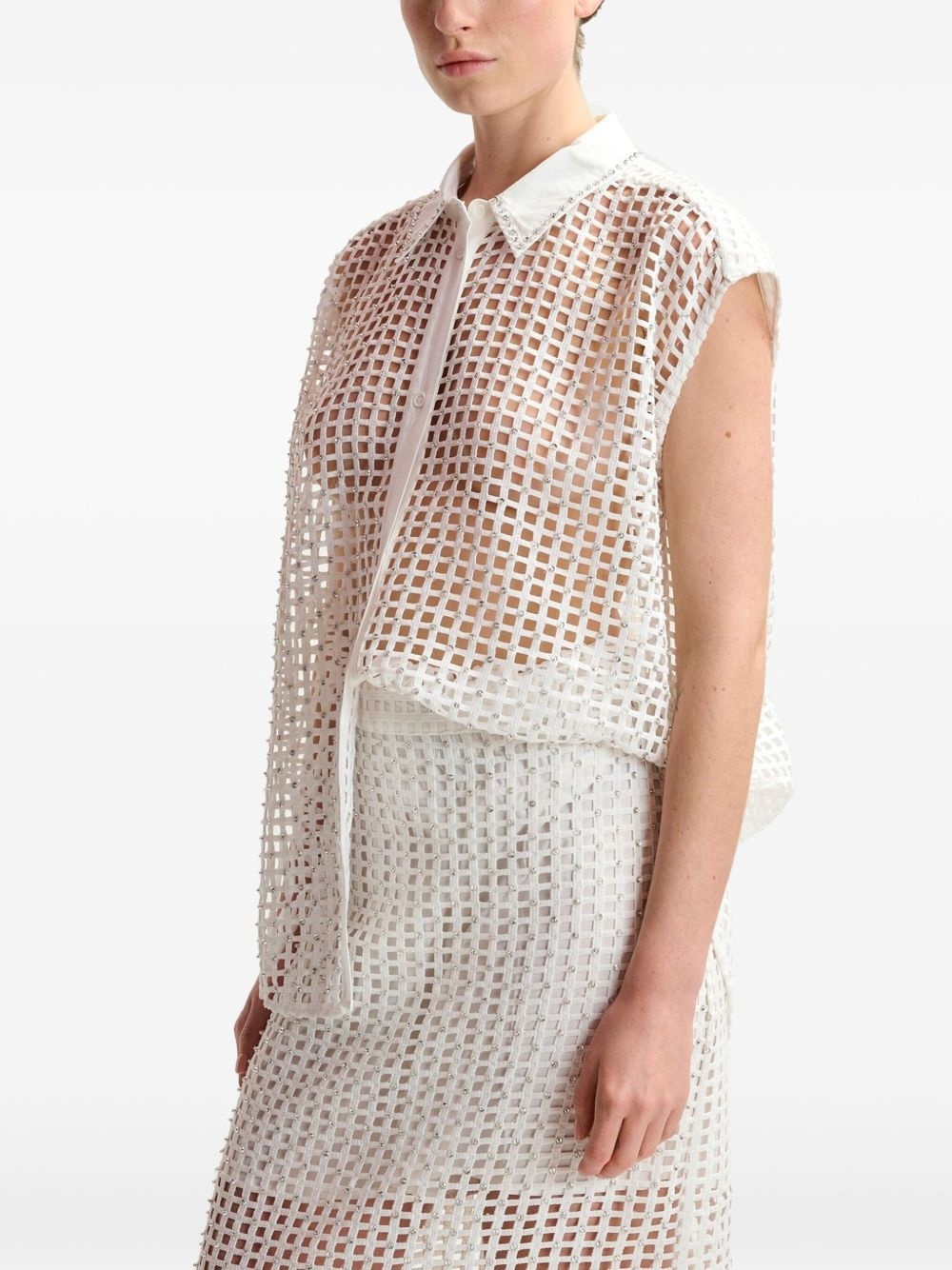 Handkerchief midi skirt - 4