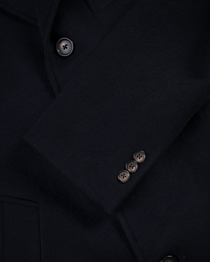 J. PRESS MADE-IN-USA NAVY WOOL/CASHMERE TOPCOAT outlook