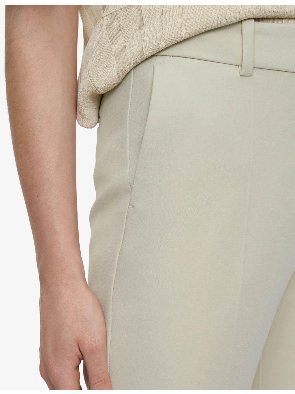 Coleman Straight-Leg Mid-Rise Stretch-Cotton Trousers - 5