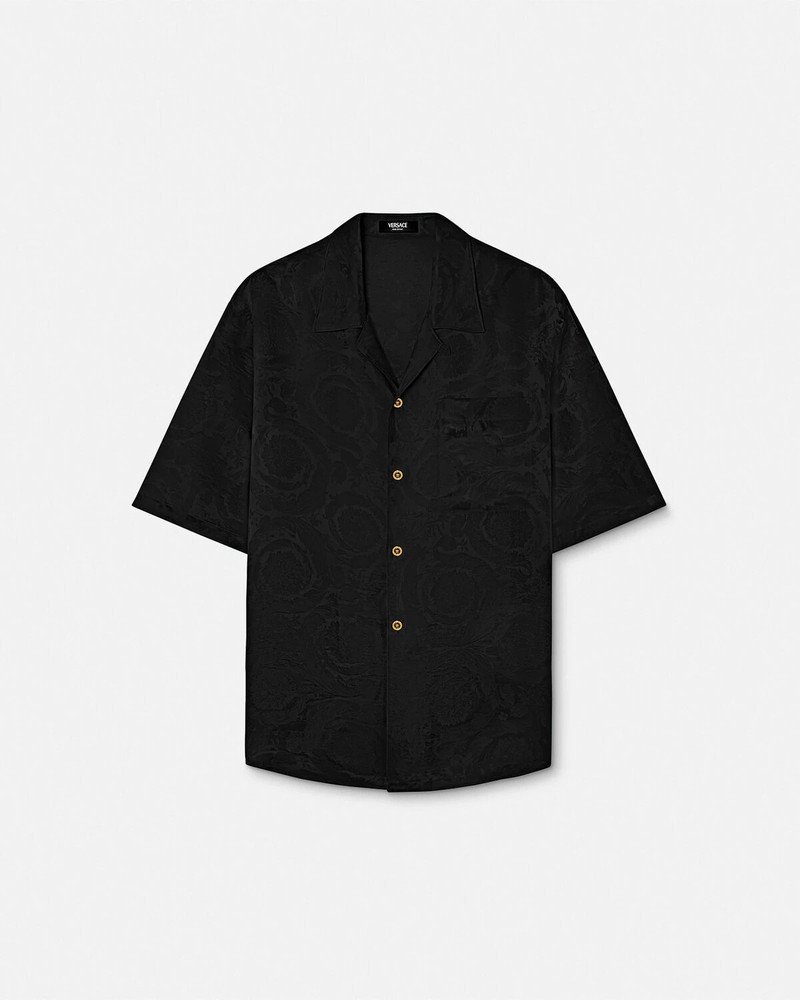 Barocco Jacquard Poplin Shirt - 1