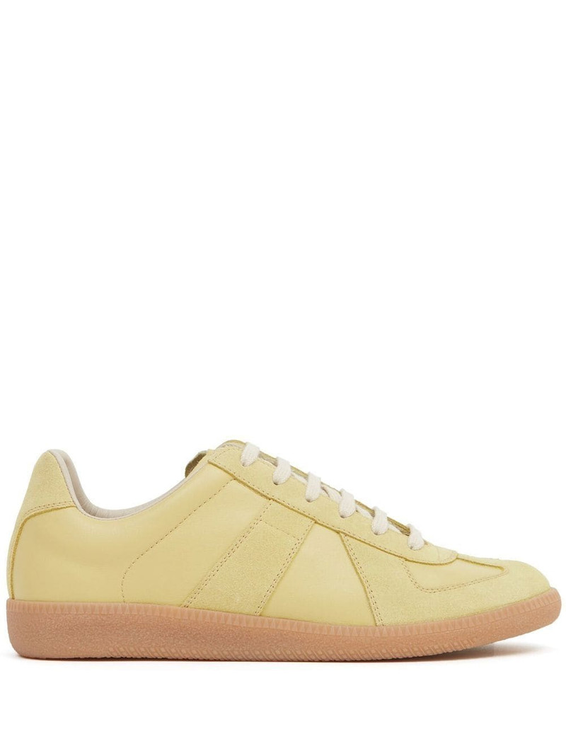 WOMENS REPLICA LOW TOP SNEAKERS - LEMON 1