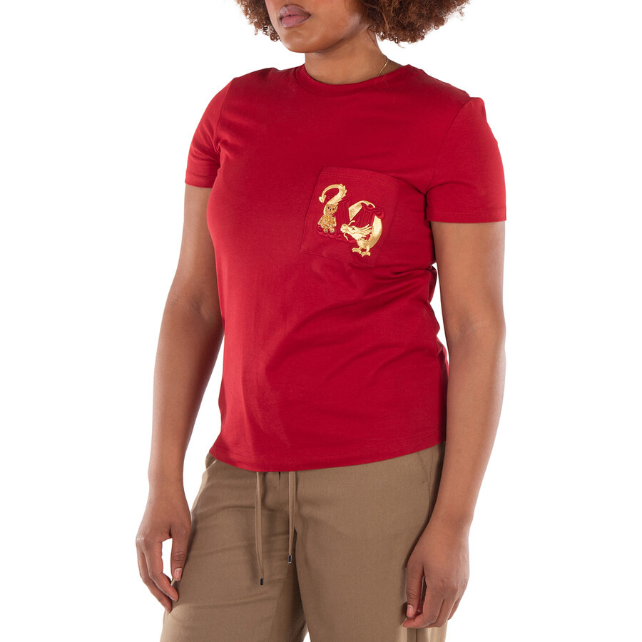 Max Mara Elmo T-Shirt In Red - 2