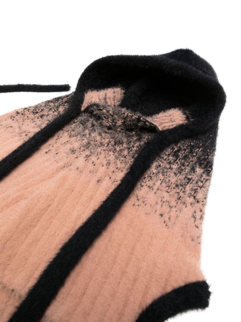 OTTOLINGER self-tie ribbed-knit balaclava outlook