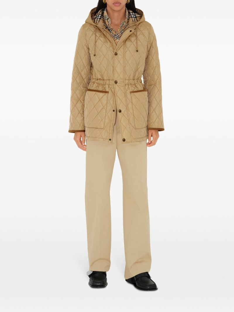 Burberry Devon quilted parka outlook