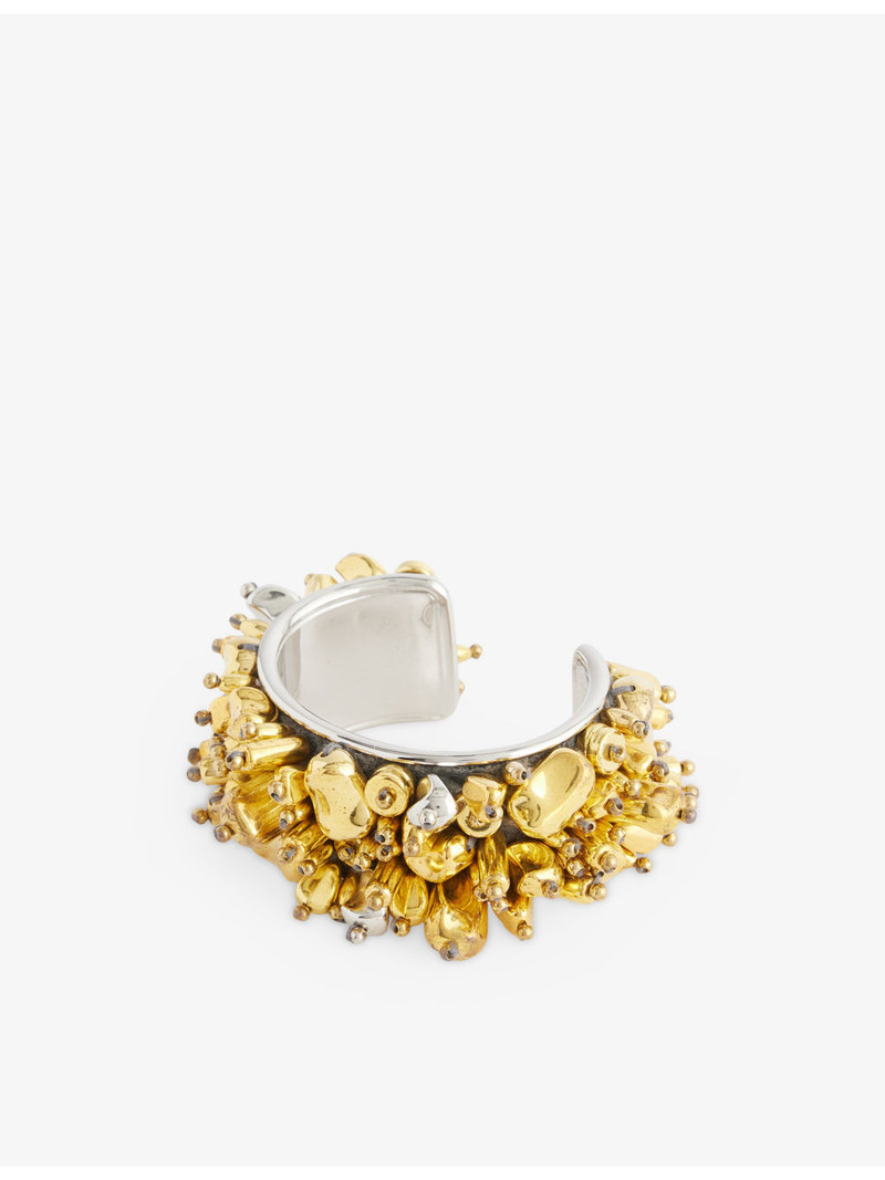 Beaded Brass Cuff Bracelet 1