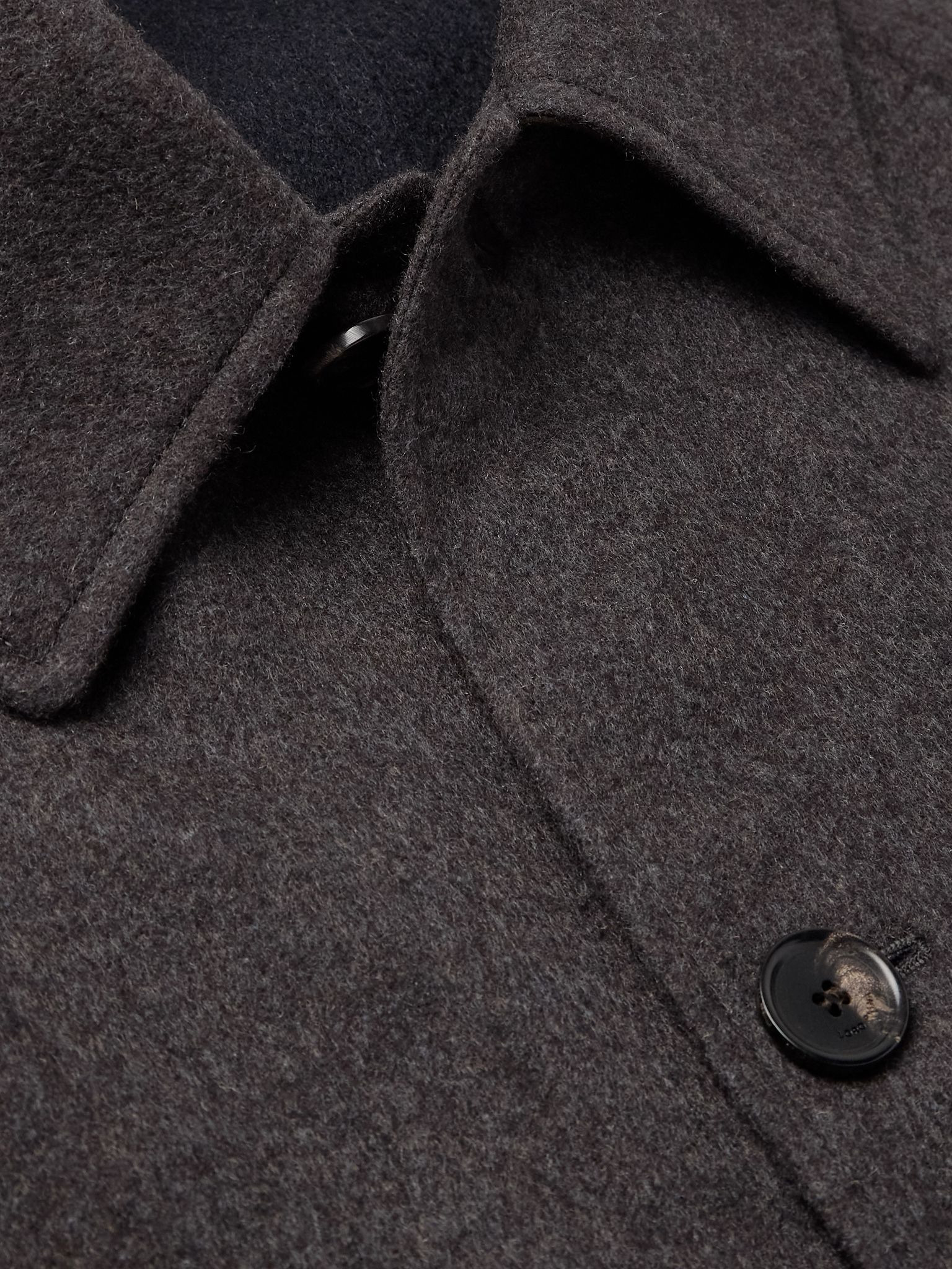 Narvik Oversized Cashmere Coat Gray - 4
