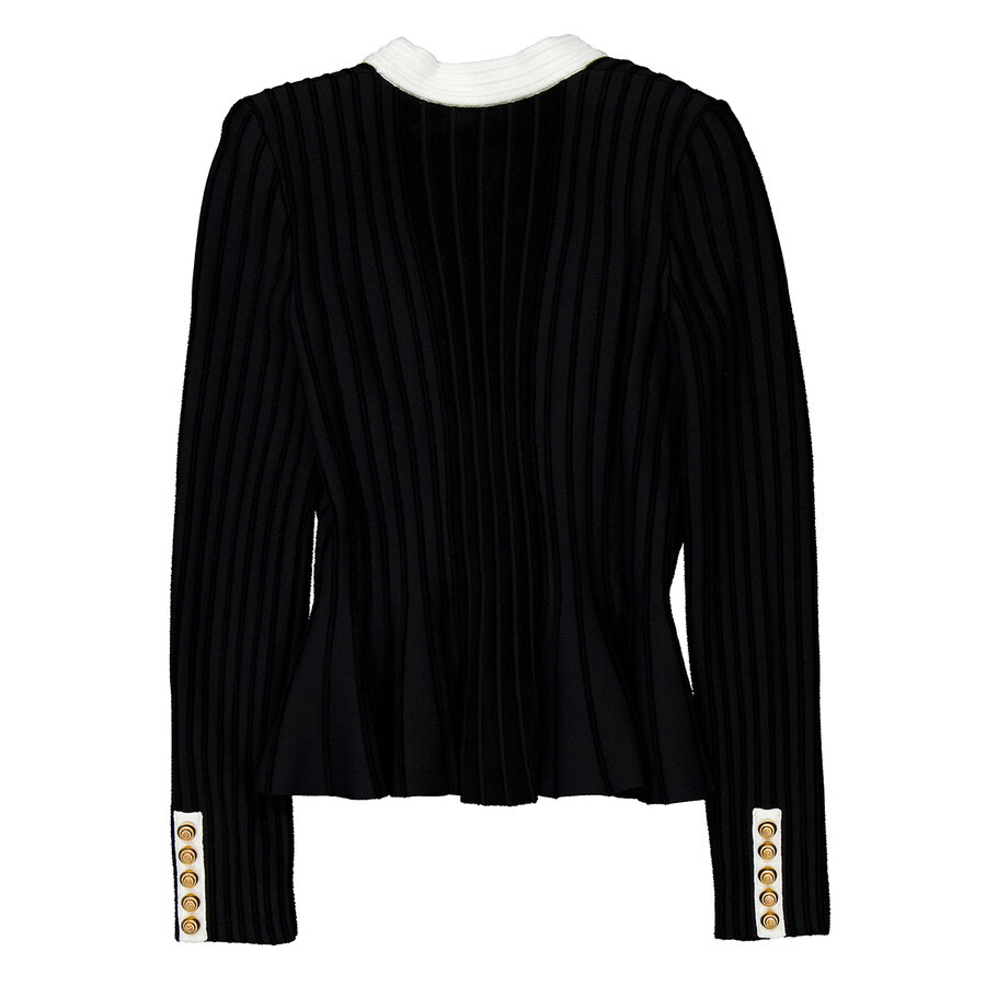 Balmain Button-Detailed Curved Hem Jacket - 6