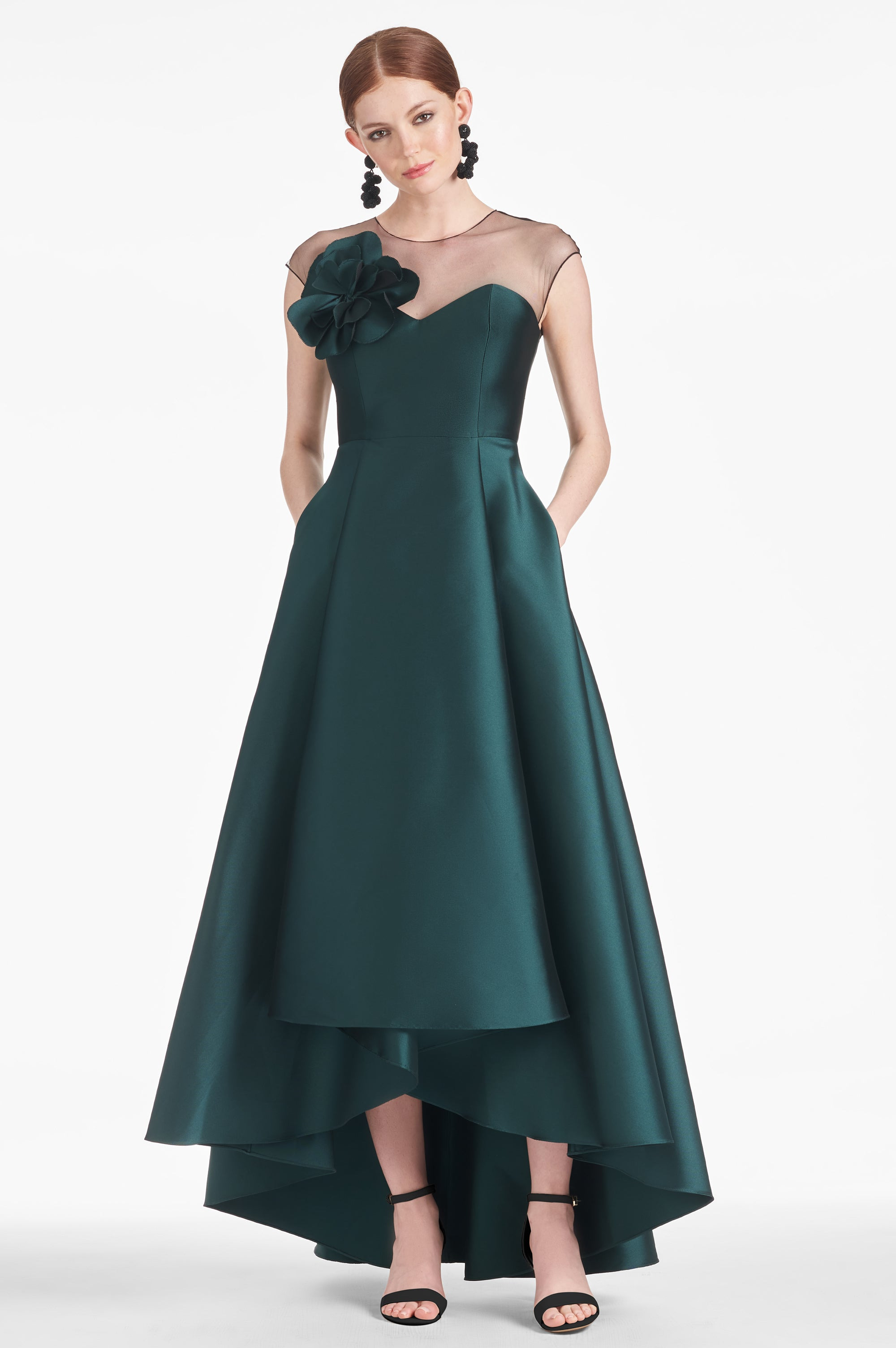 Blakely Gown - Forest Green - 2