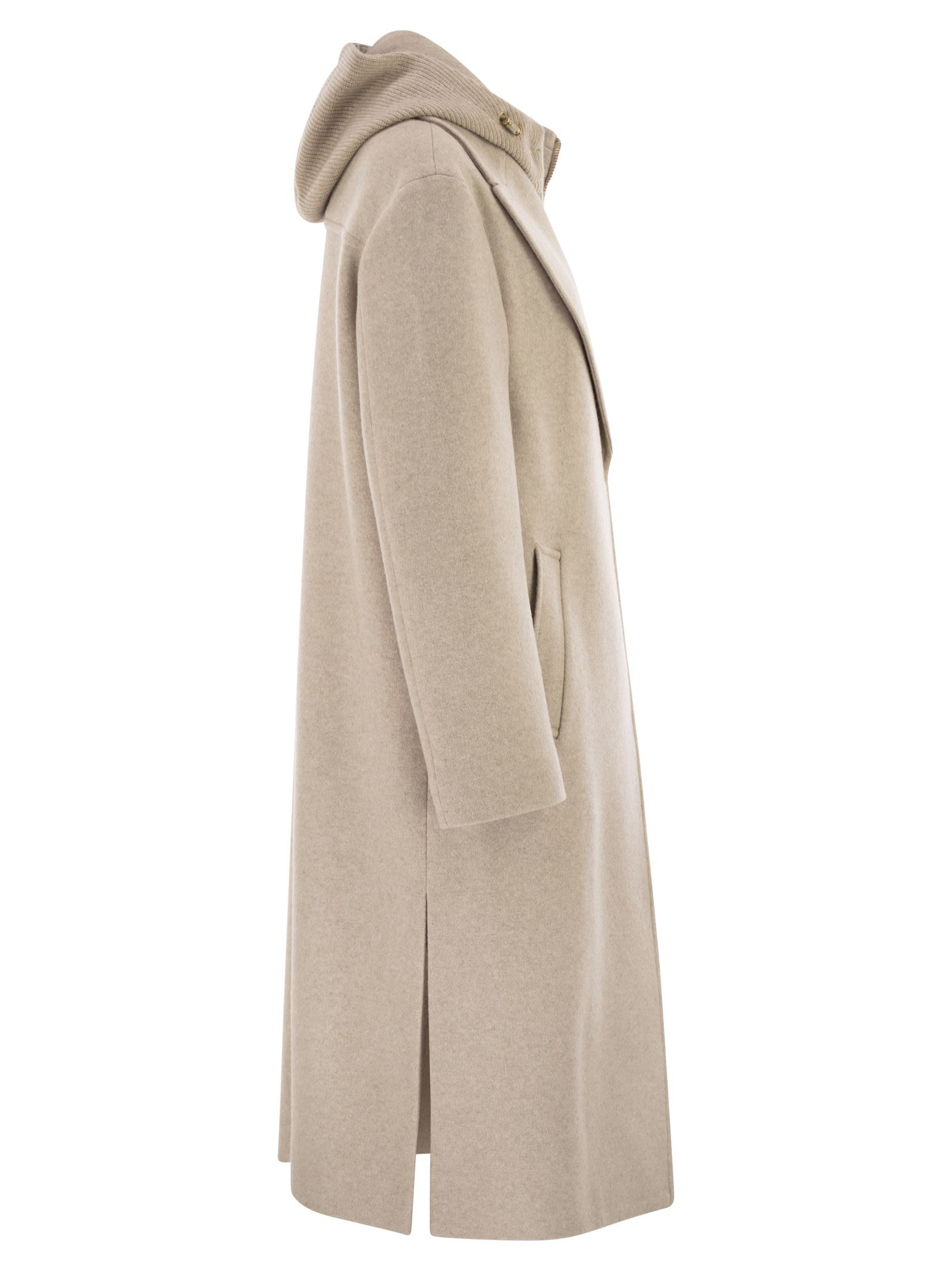 FAY - Fay Women Double Front Wool Jersey Coat - 3