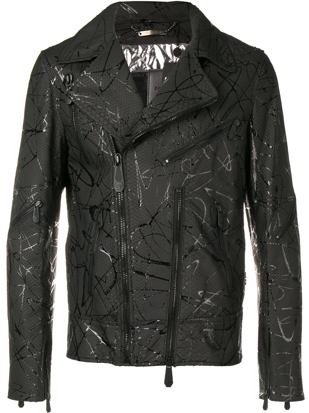 Strange biker jacket - 1