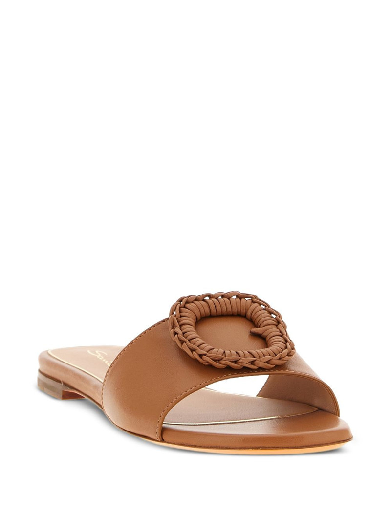 Santoni Corolle woven sandals outlook